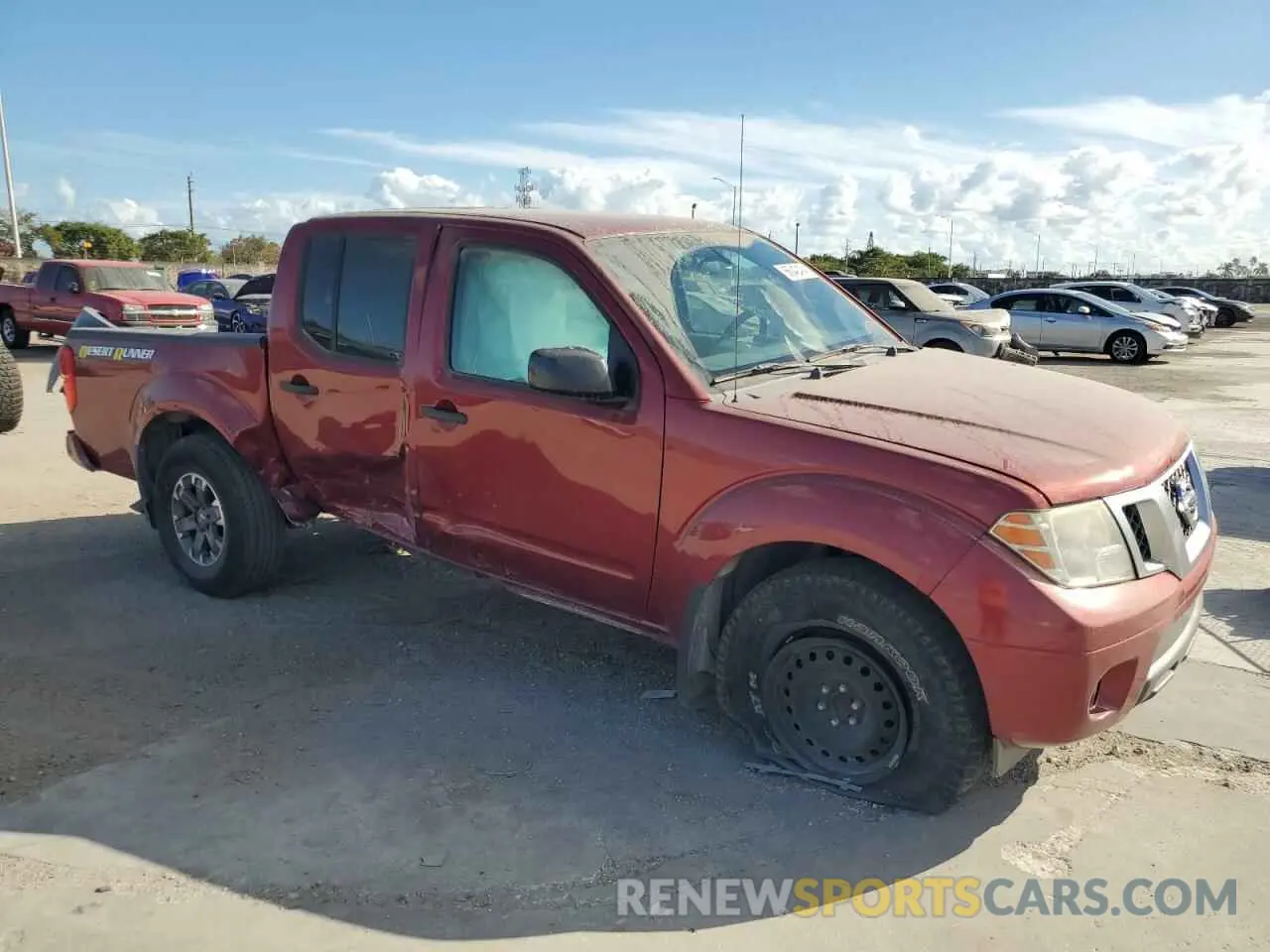 4 Photograph of a damaged car 1N6DD0ER0KN744438 NISSAN FRONTIER 2019