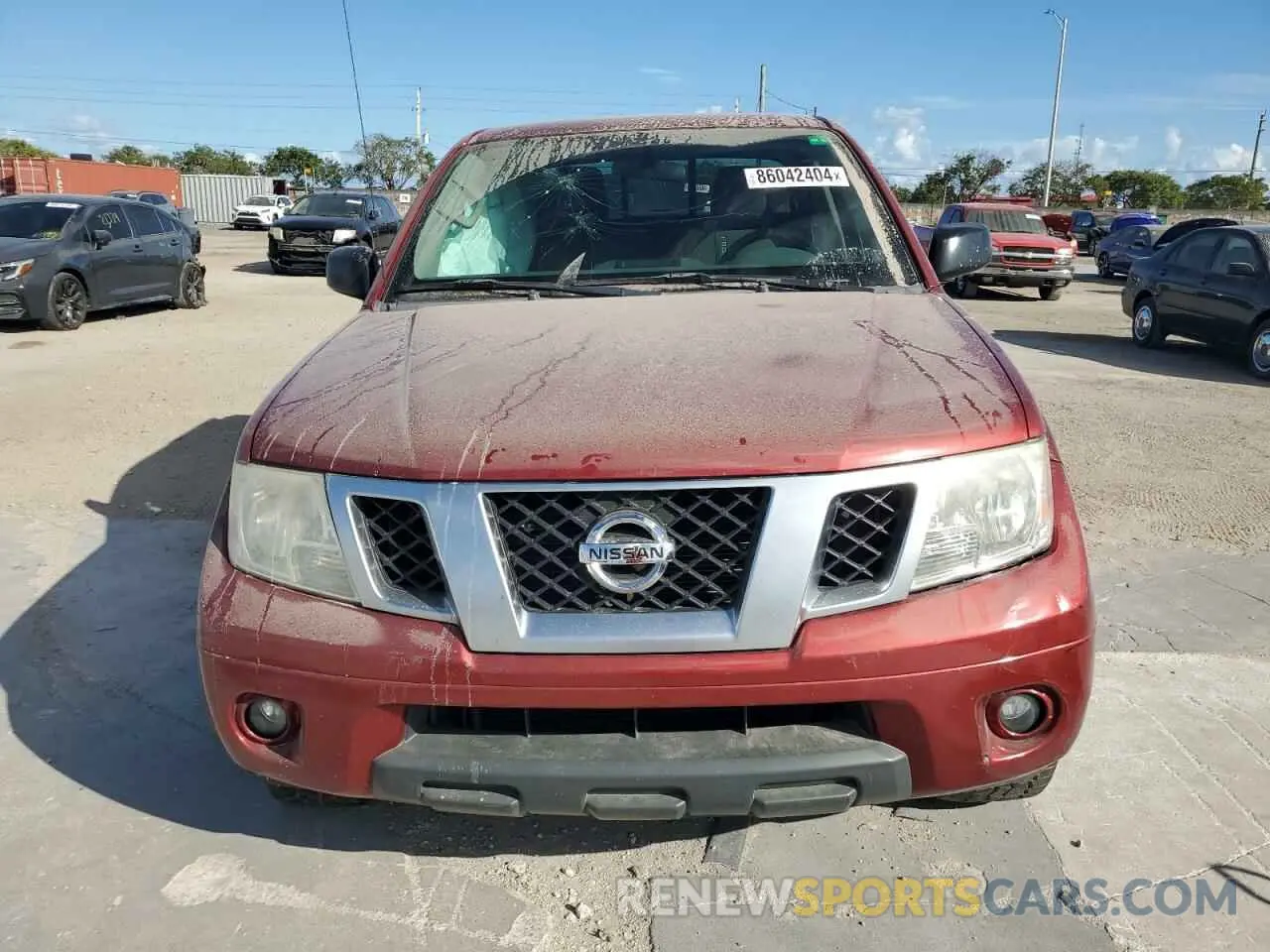 5 Photograph of a damaged car 1N6DD0ER0KN744438 NISSAN FRONTIER 2019