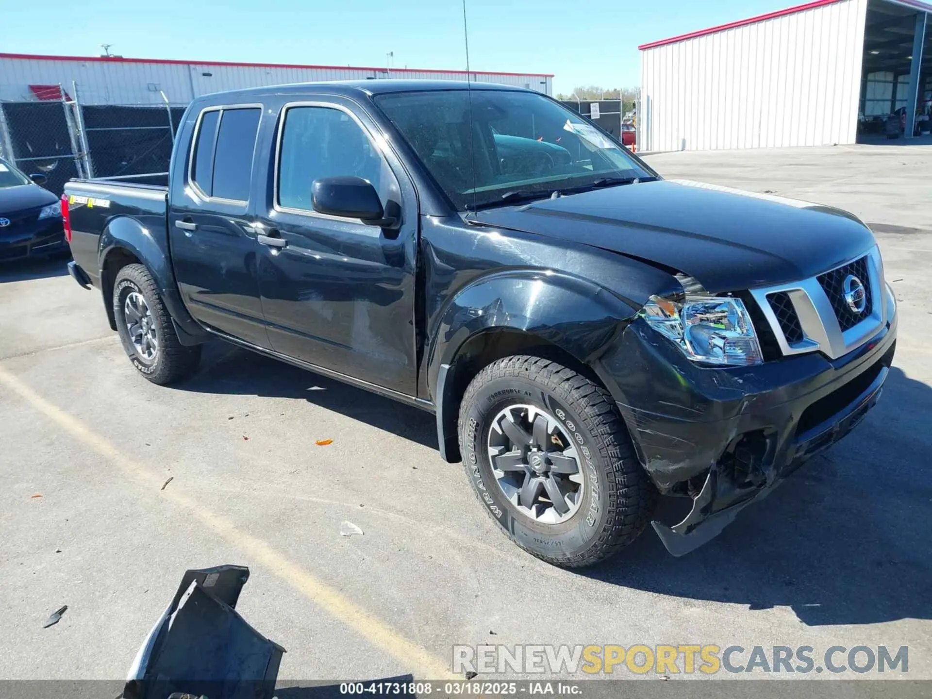 1 Photograph of a damaged car 1N6DD0ER1KN700433 NISSAN FRONTIER 2019