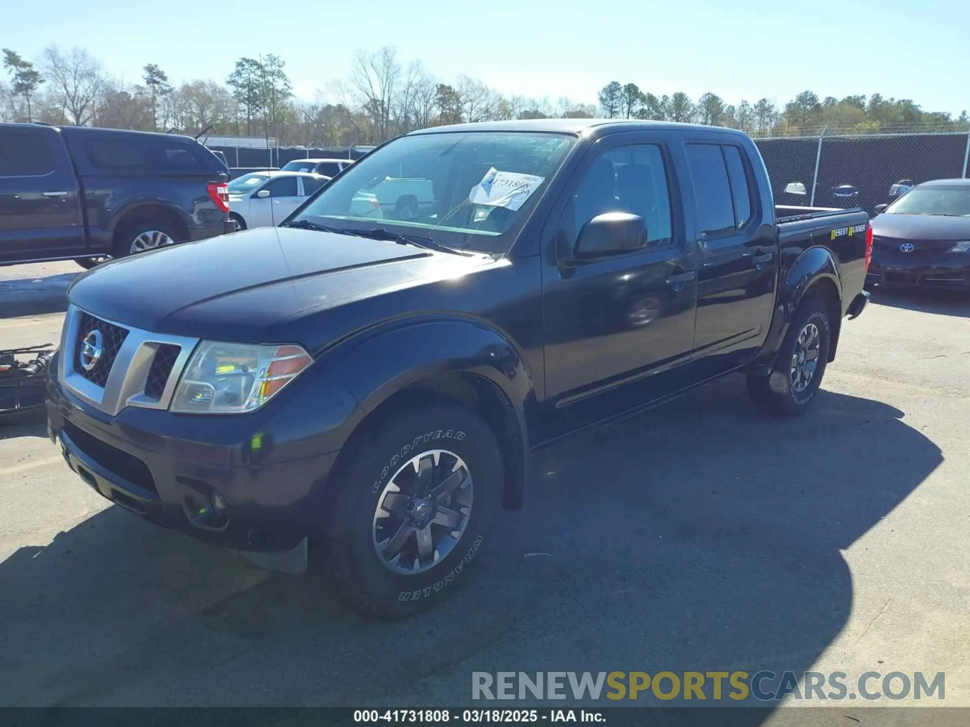 2 Photograph of a damaged car 1N6DD0ER1KN700433 NISSAN FRONTIER 2019