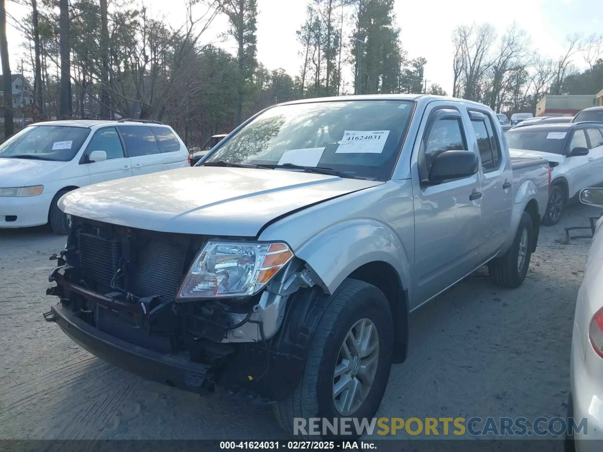 2 Photograph of a damaged car 1N6DD0ER8KN872605 NISSAN FRONTIER 2019