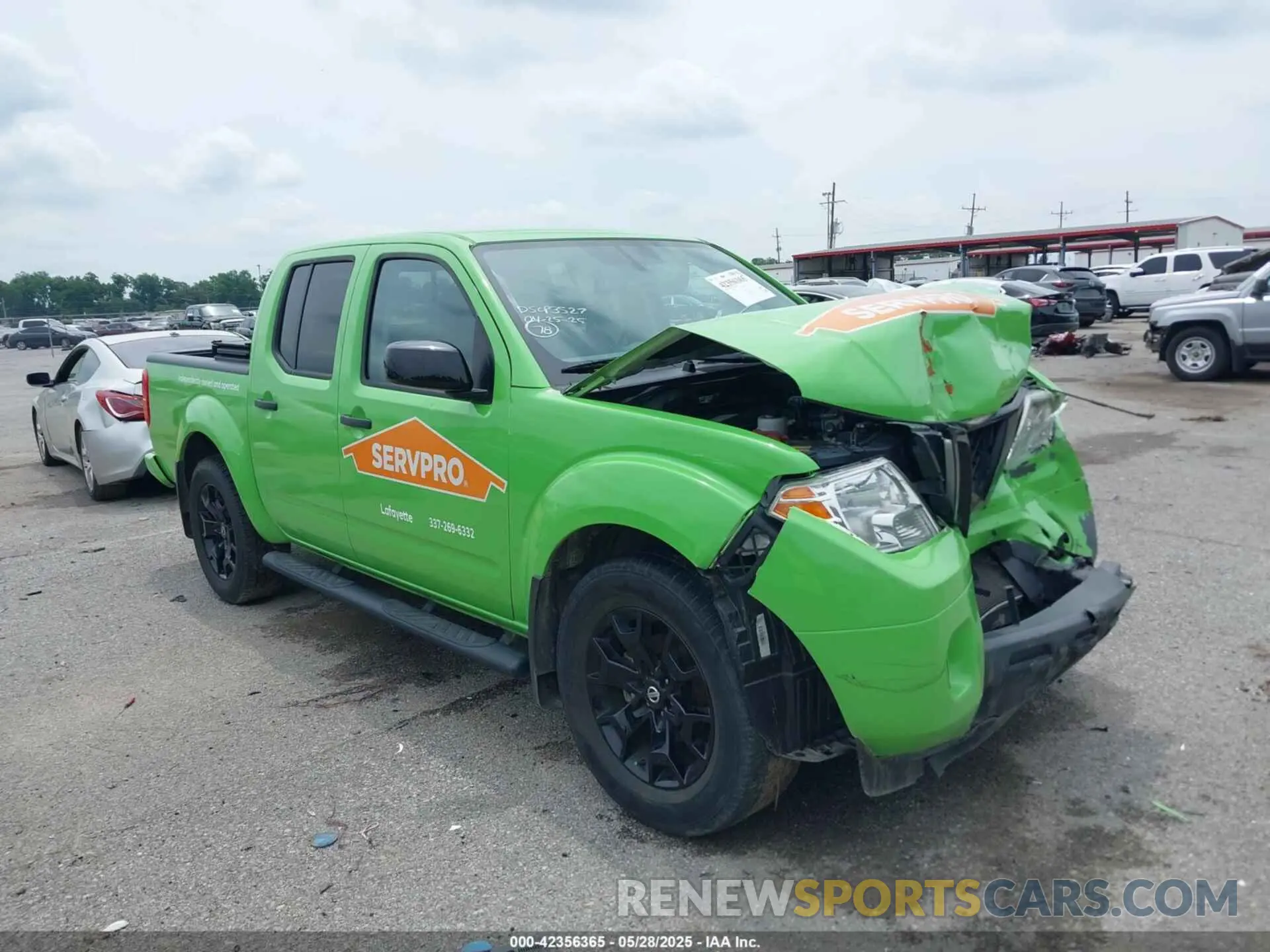 1 Photograph of a damaged car 1N6ED0EA1LN711089 NISSAN FRONTIER 2020