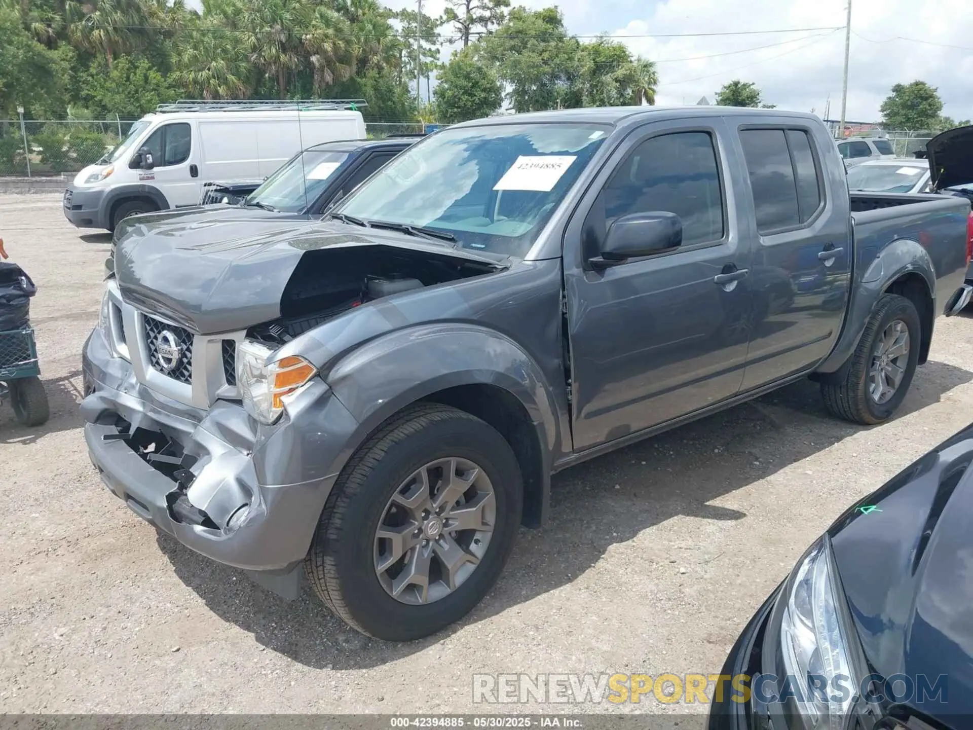 2 Photograph of a damaged car 1N6ED0EA3LN715094 NISSAN FRONTIER 2020