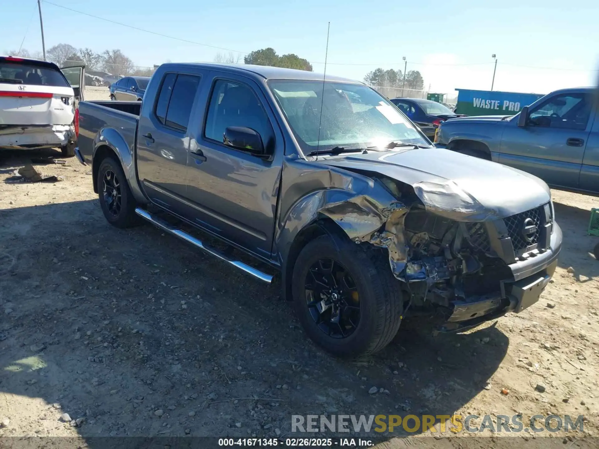 1 Photograph of a damaged car 1N6ED0EA5LN720684 NISSAN FRONTIER 2020