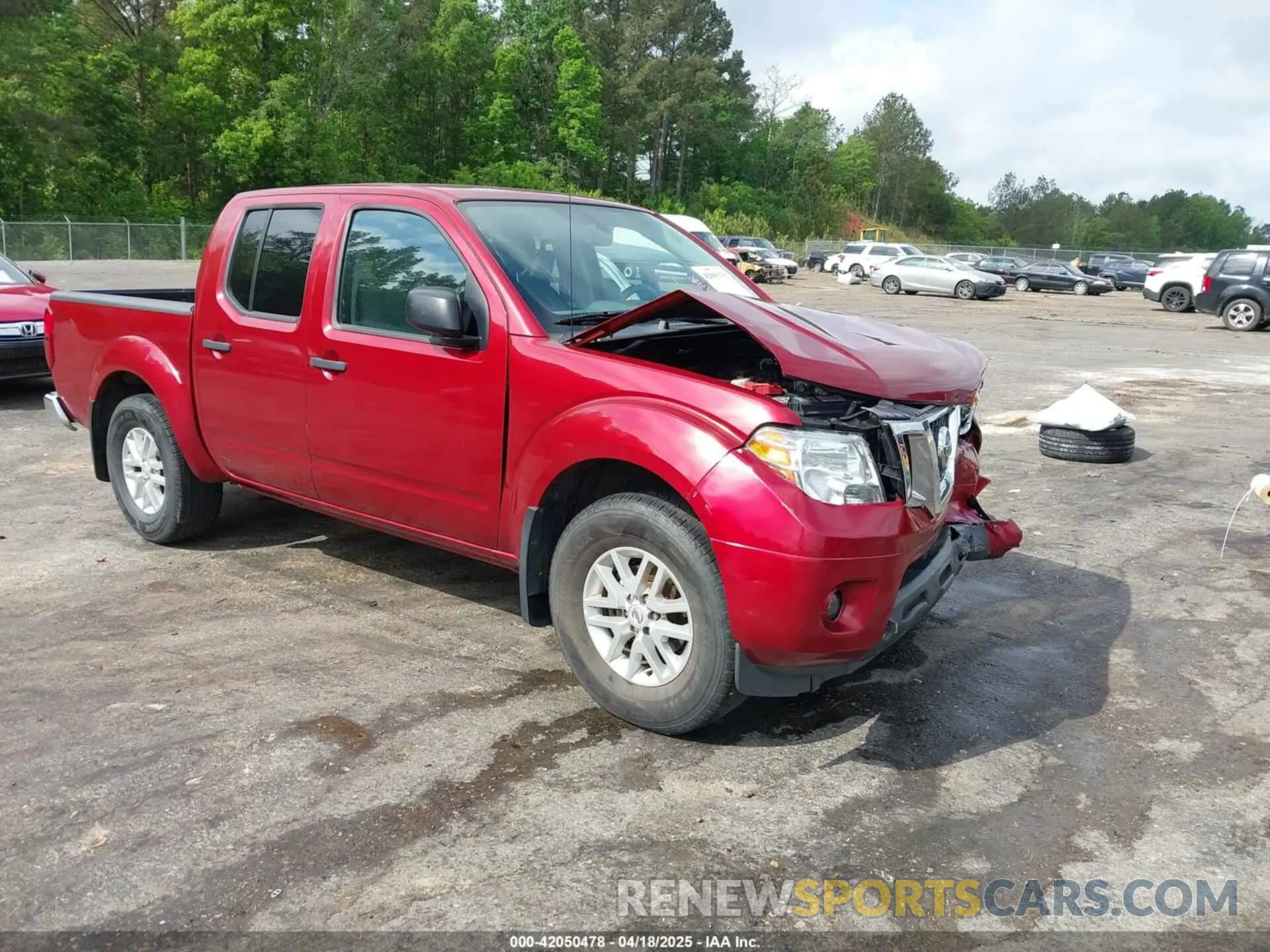 1 Photograph of a damaged car 1N6ED0EA7LN712442 NISSAN FRONTIER 2020