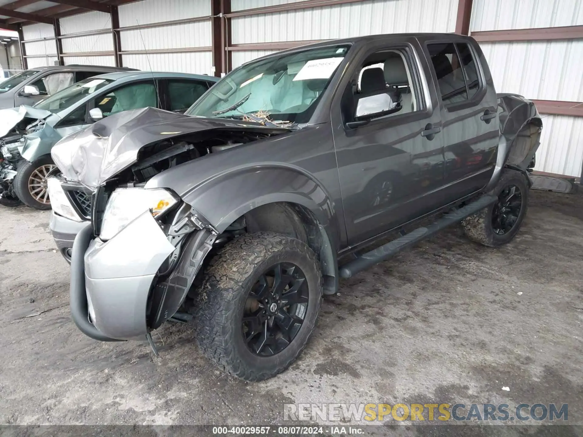 2 Photograph of a damaged car 1N6ED0EA9LN727315 NISSAN FRONTIER 2020