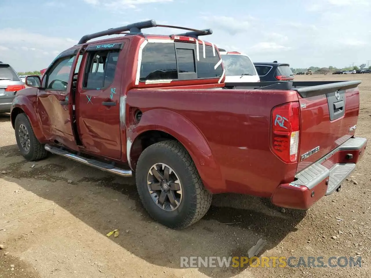 2 Photograph of a damaged car 1N6ED0EB7LN712644 NISSAN FRONTIER 2020