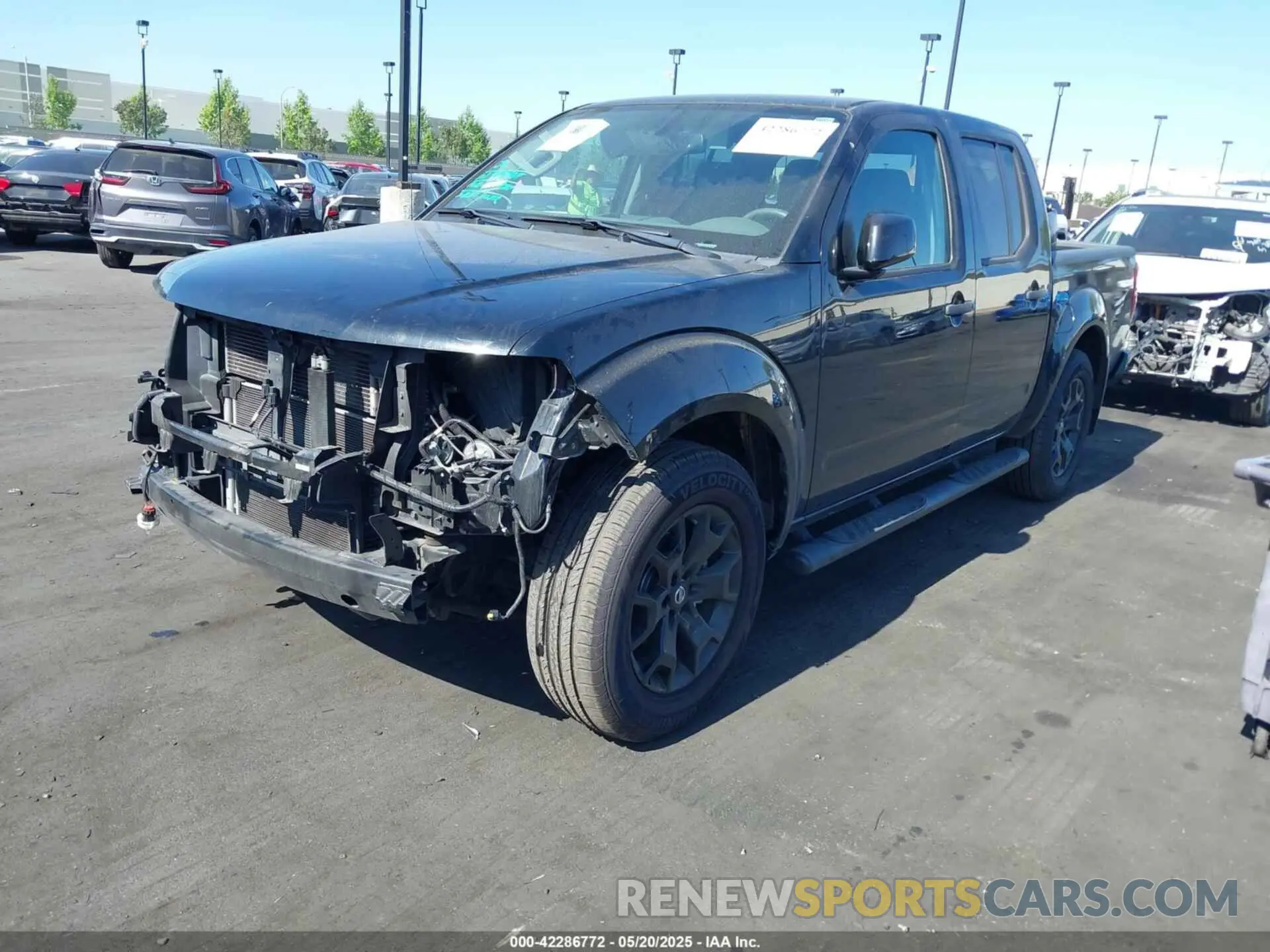 2 Photograph of a damaged car 1N6ED0EA7MN702186 NISSAN FRONTIER 2021
