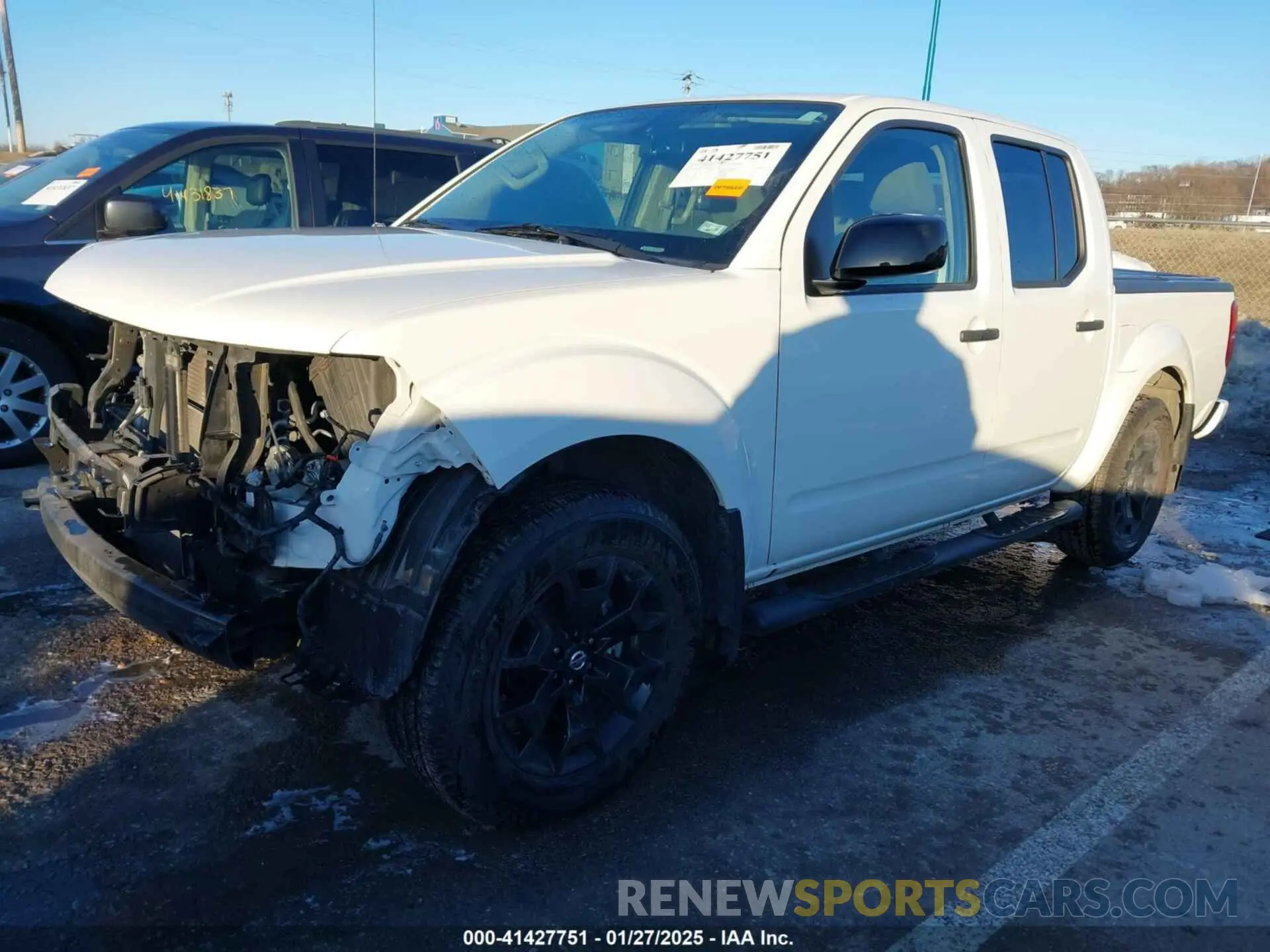 2 Photograph of a damaged car 1N6ED0EB1MN709837 NISSAN FRONTIER 2021