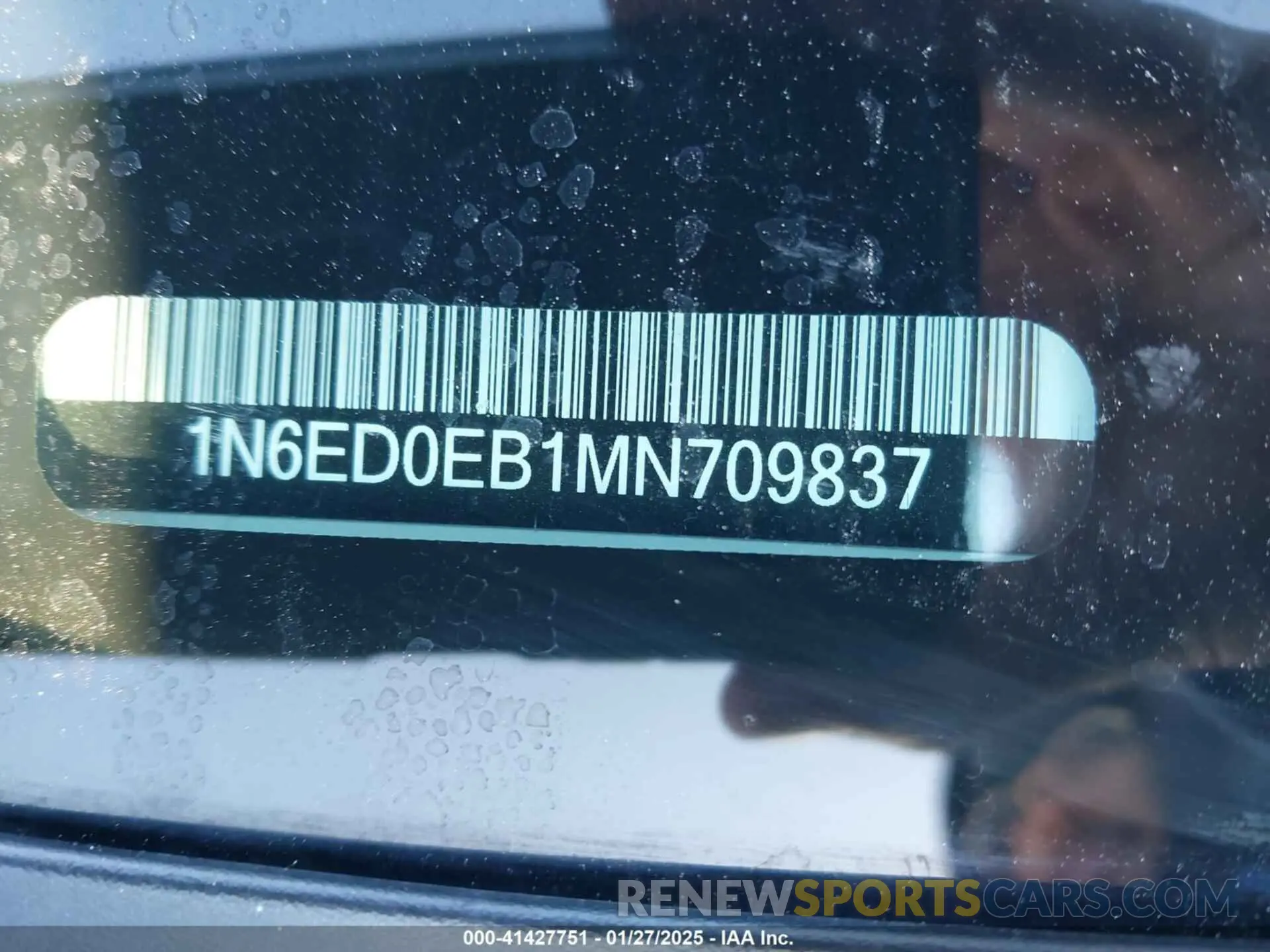 9 Photograph of a damaged car 1N6ED0EB1MN709837 NISSAN FRONTIER 2021