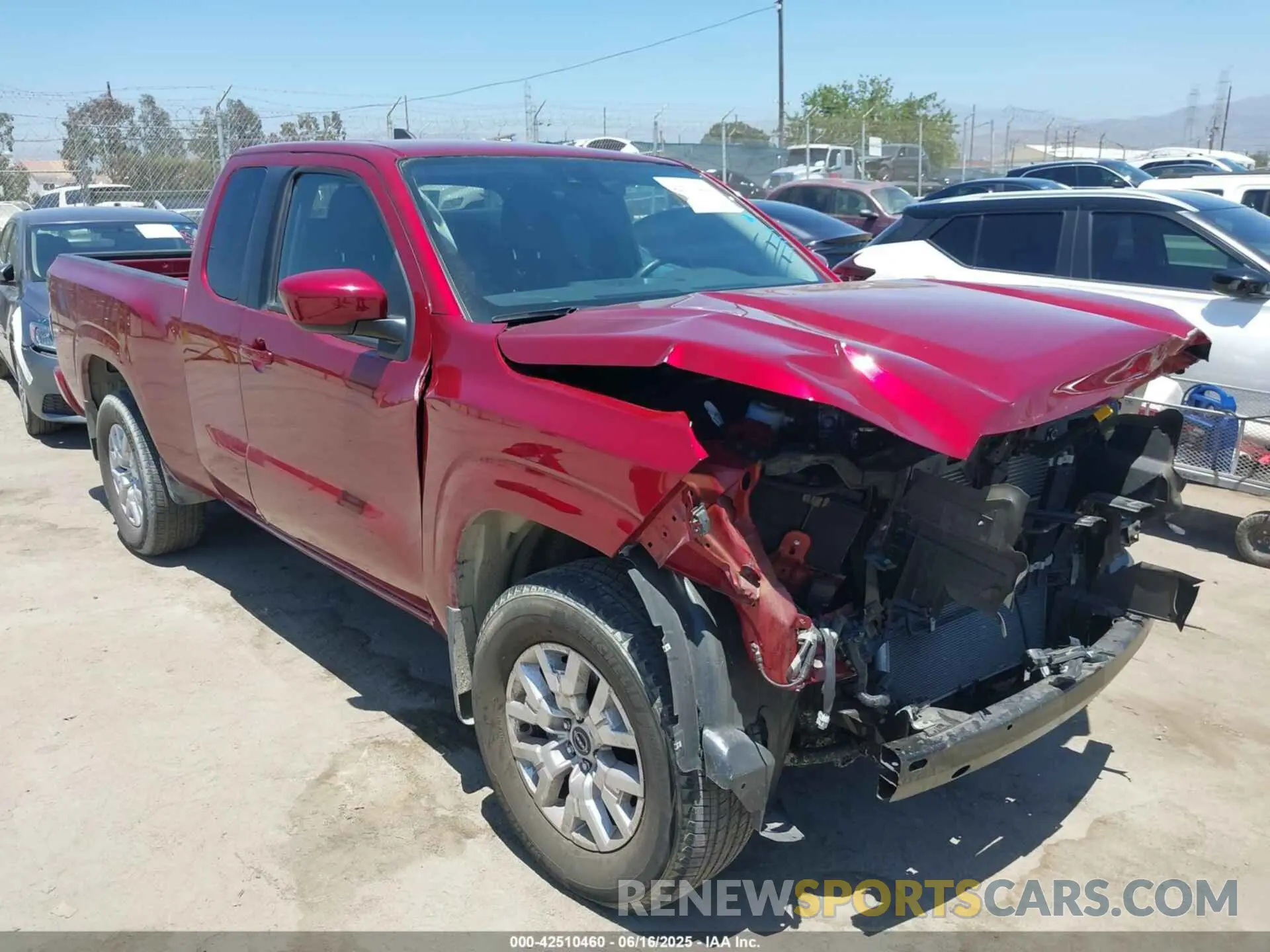 1 Photograph of a damaged car 1N6ED1CL4NN632481 NISSAN FRONTIER 2022