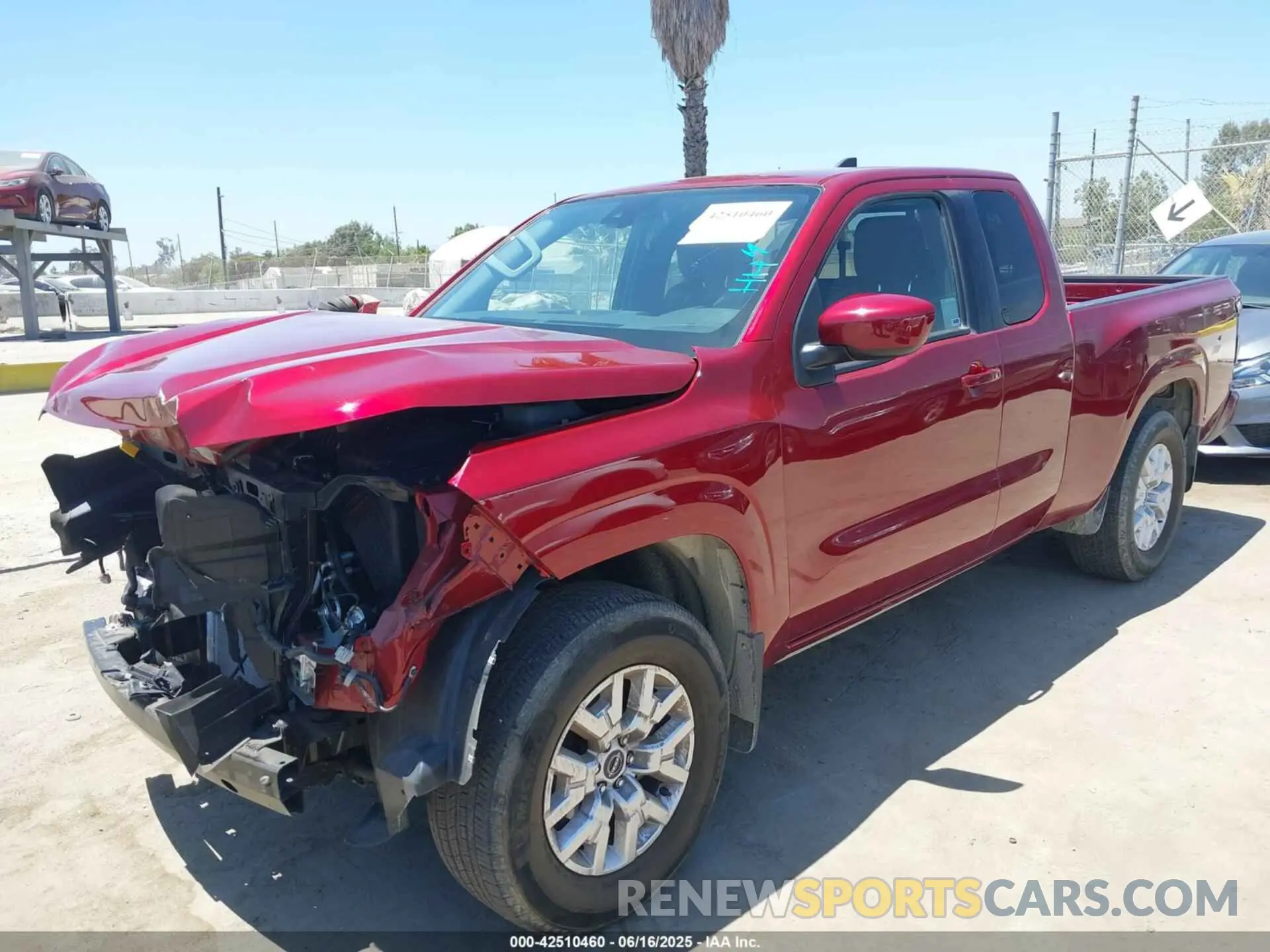 2 Photograph of a damaged car 1N6ED1CL4NN632481 NISSAN FRONTIER 2022