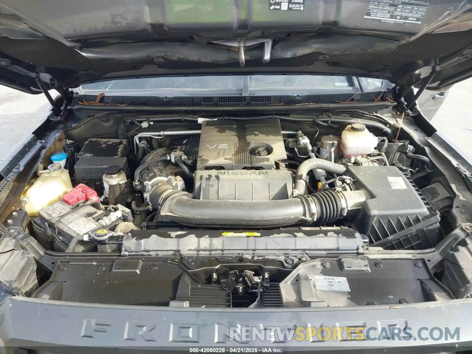 10 Photograph of a damaged car 1N6ED1CL5NN649130 NISSAN FRONTIER 2022