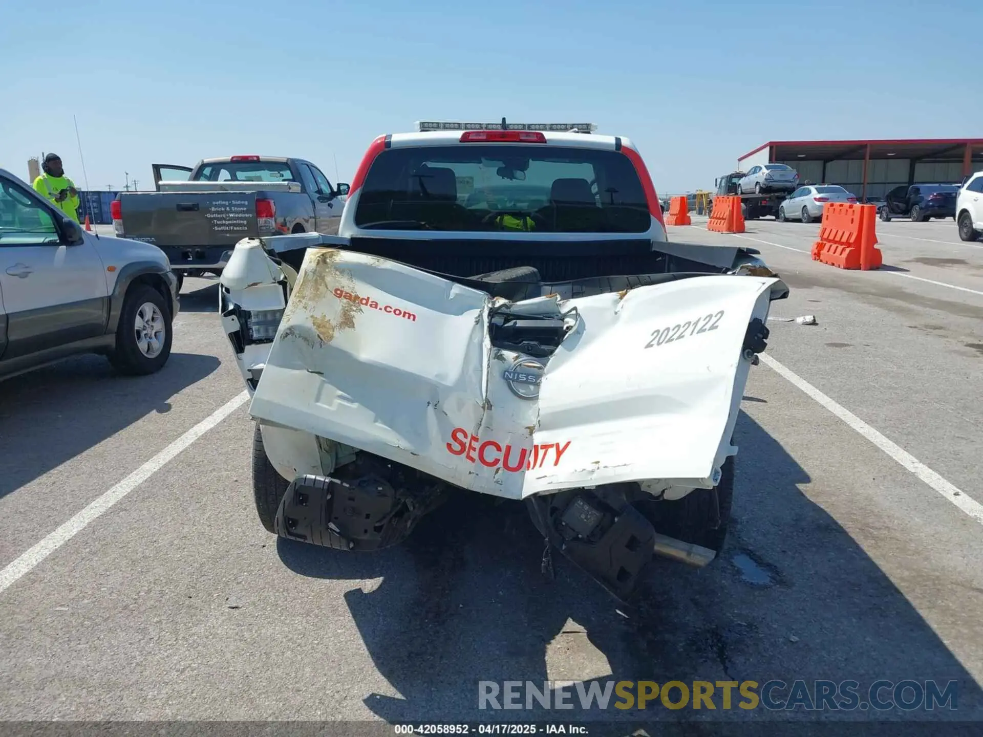 16 Photograph of a damaged car 1N6ED1CL9NN691560 NISSAN FRONTIER 2022