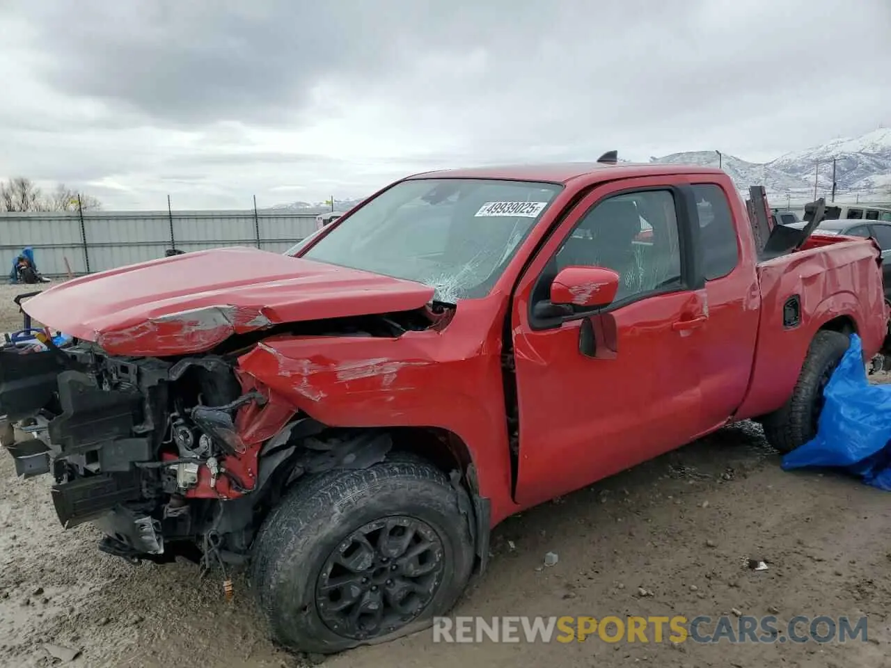 1 Photograph of a damaged car 1N6ED1CM2NN654570 NISSAN FRONTIER 2022