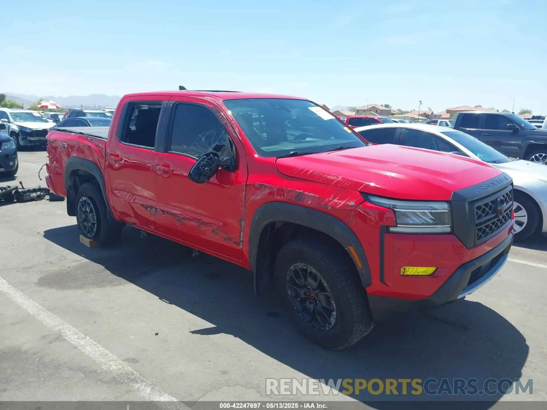1 Photograph of a damaged car 1N6ED1EJ0NN617052 NISSAN FRONTIER 2022