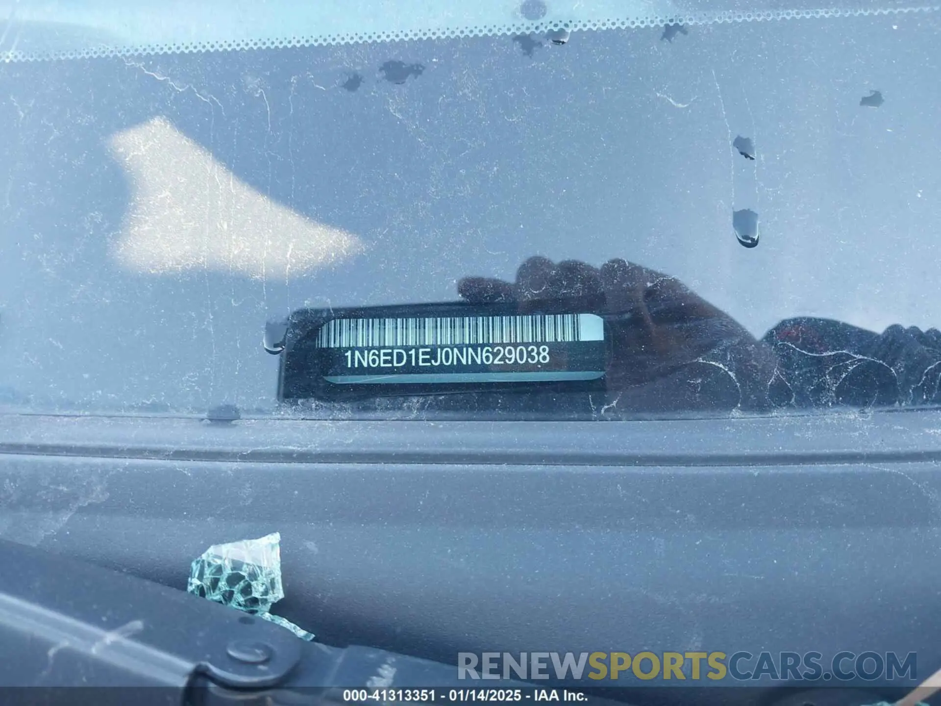 9 Photograph of a damaged car 1N6ED1EJ0NN629038 NISSAN FRONTIER 2022