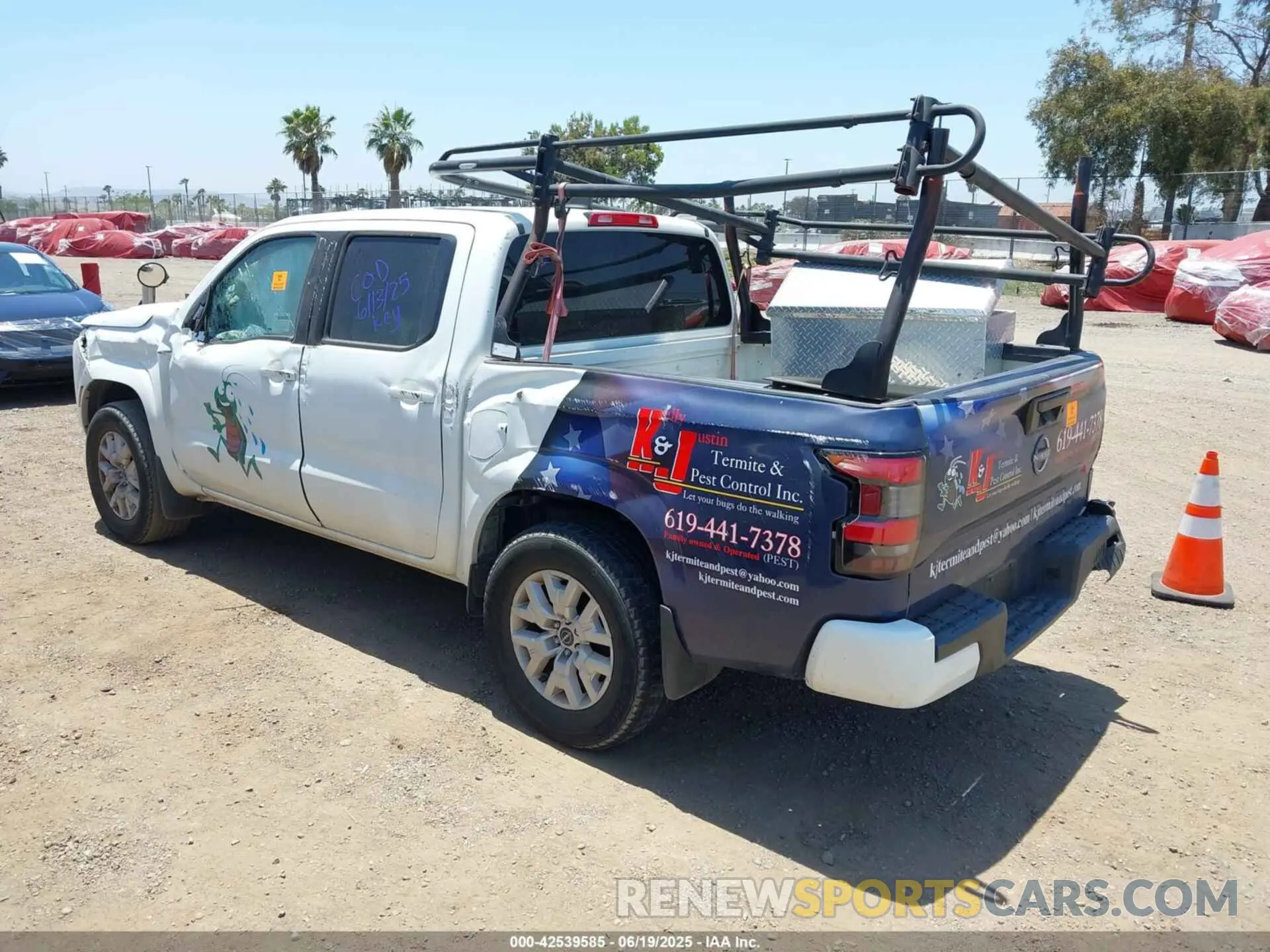 3 Photograph of a damaged car 1N6ED1EJ1NN645801 NISSAN FRONTIER 2022