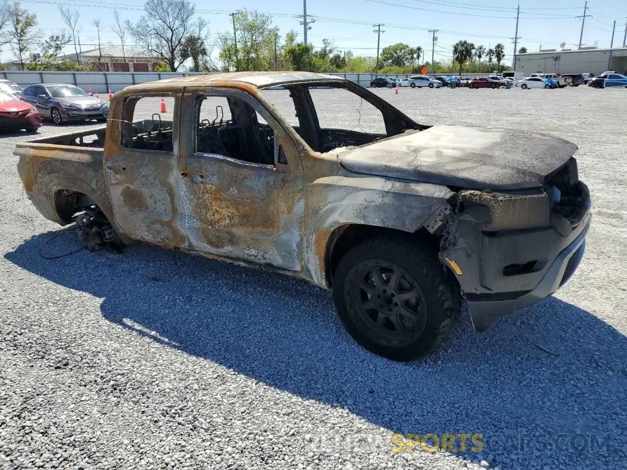4 Photograph of a damaged car 1N6ED1EJ1NN650075 NISSAN FRONTIER 2022