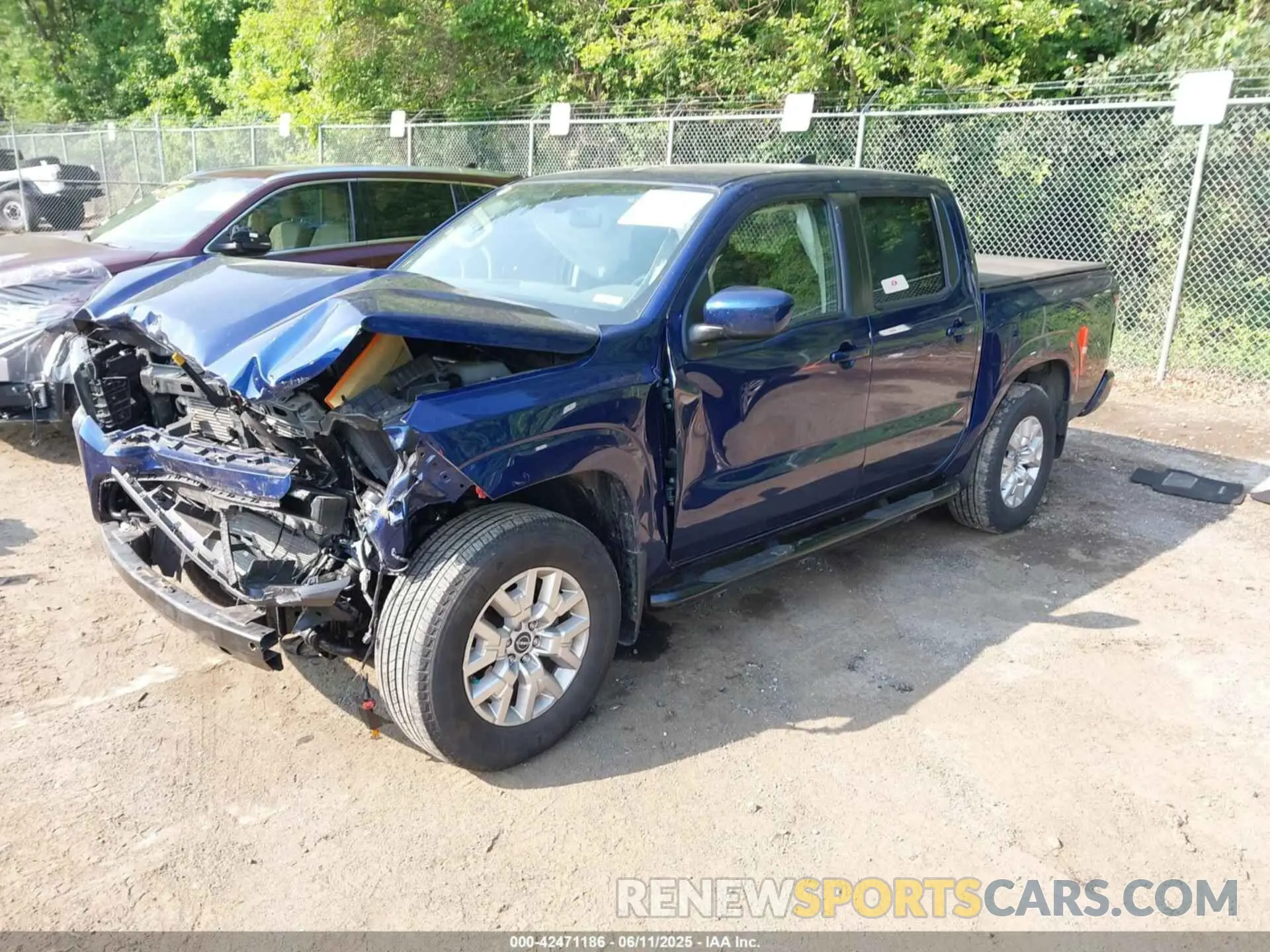 2 Photograph of a damaged car 1N6ED1EJ2NN602942 NISSAN FRONTIER 2022