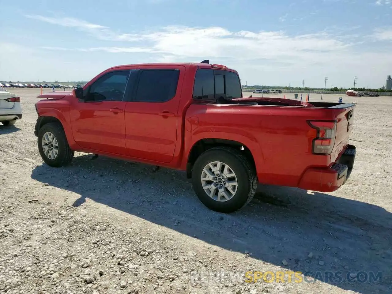 2 Photograph of a damaged car 1N6ED1EJ2NN622043 NISSAN FRONTIER 2022