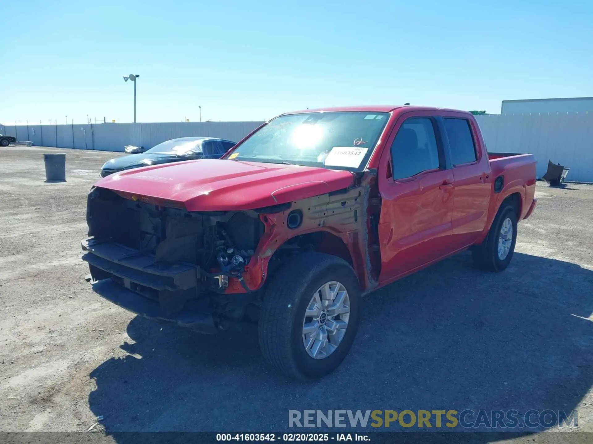 2 Photograph of a damaged car 1N6ED1EJ3NN612086 NISSAN FRONTIER 2022