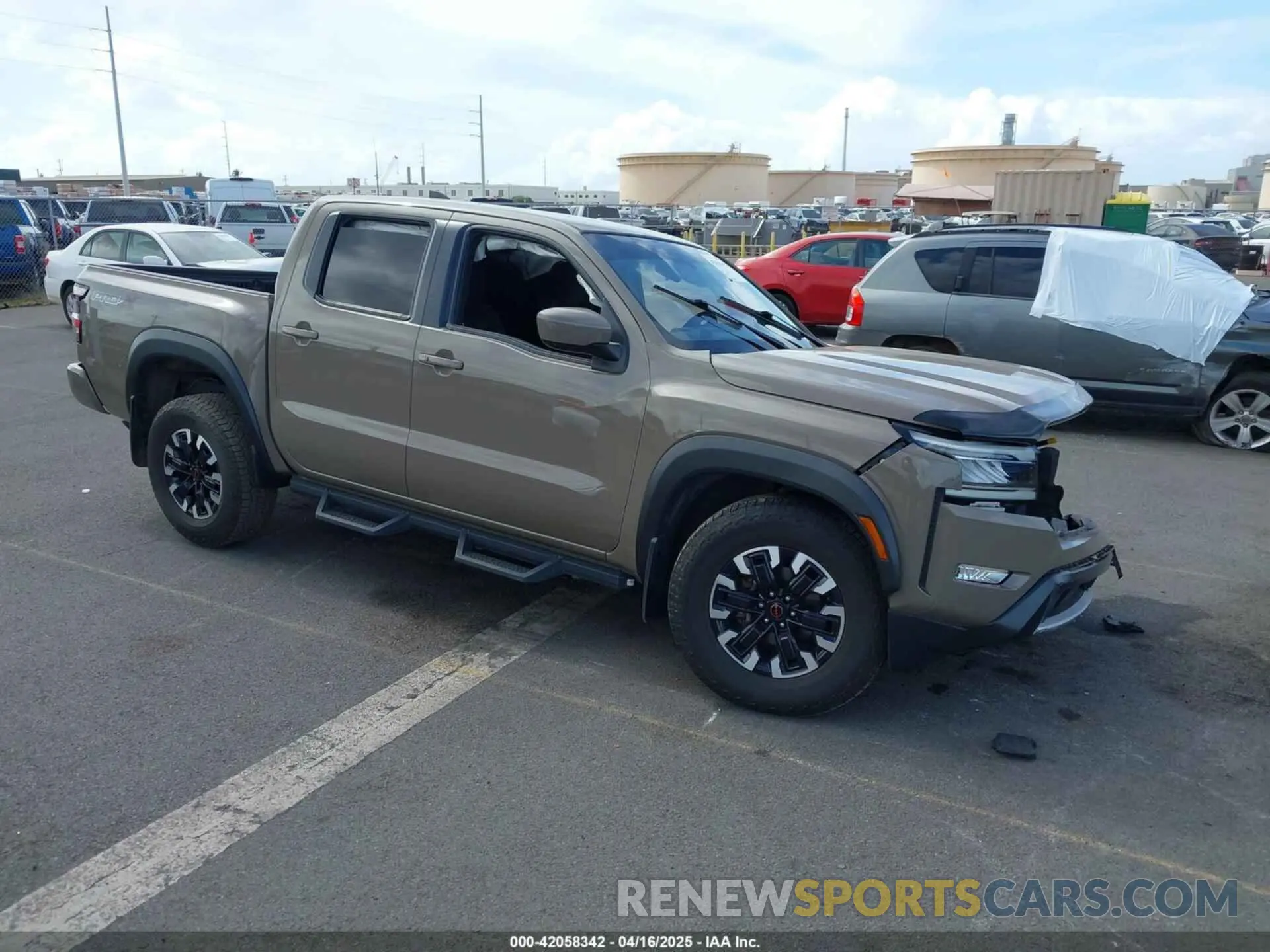 1 Photograph of a damaged car 1N6ED1EJ3NN666598 NISSAN FRONTIER 2022