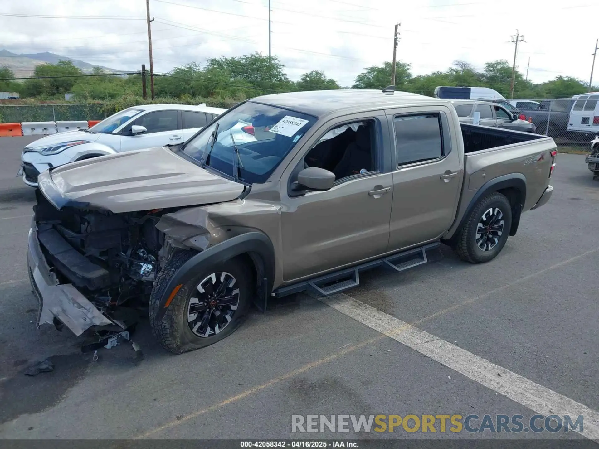 2 Photograph of a damaged car 1N6ED1EJ3NN666598 NISSAN FRONTIER 2022