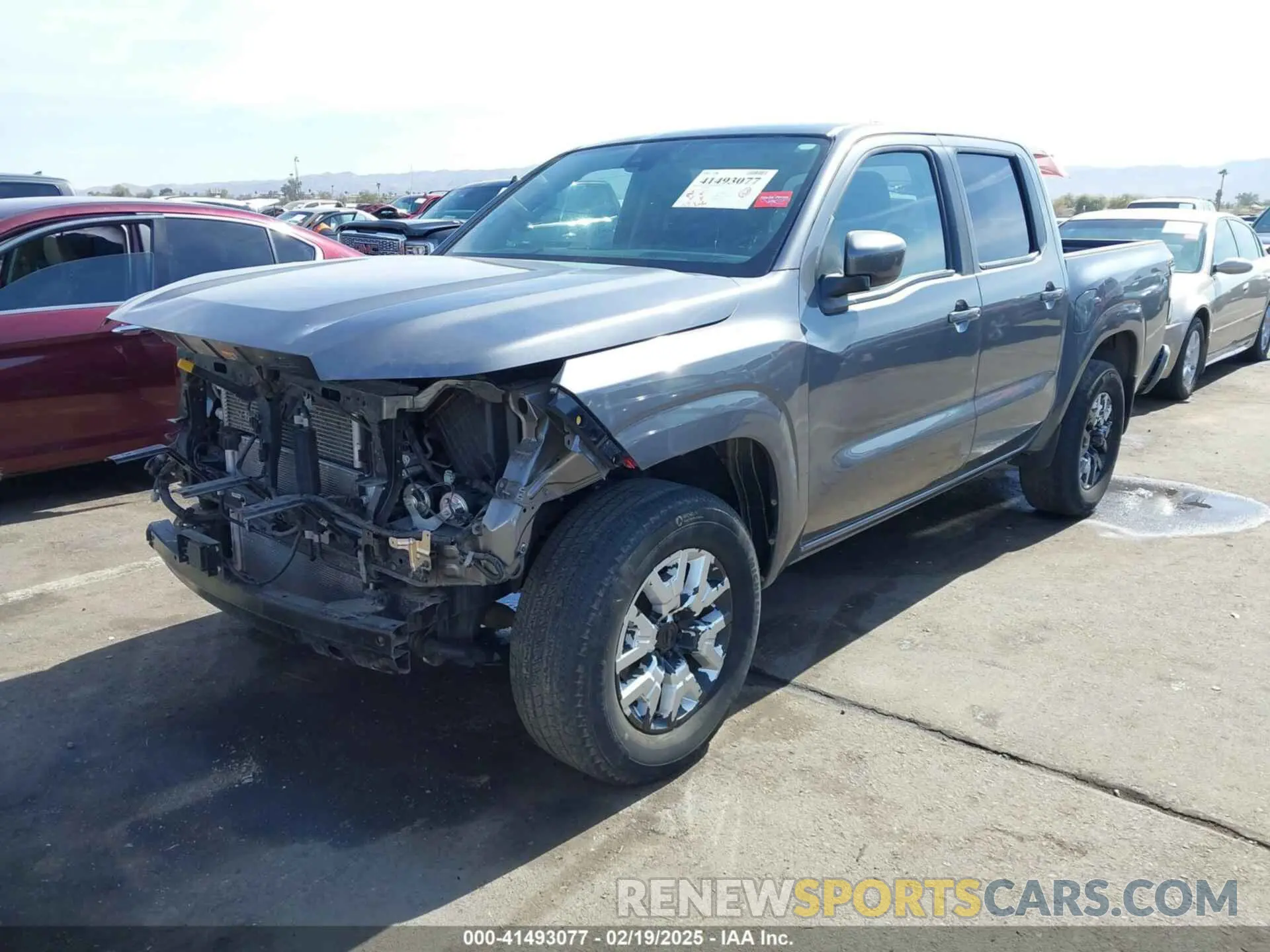 2 Photograph of a damaged car 1N6ED1EJ3NN691288 NISSAN FRONTIER 2022
