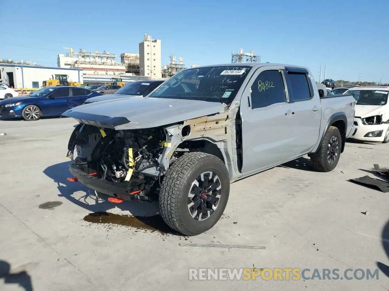 1 Photograph of a damaged car 1N6ED1EJ4NN647123 NISSAN FRONTIER 2022