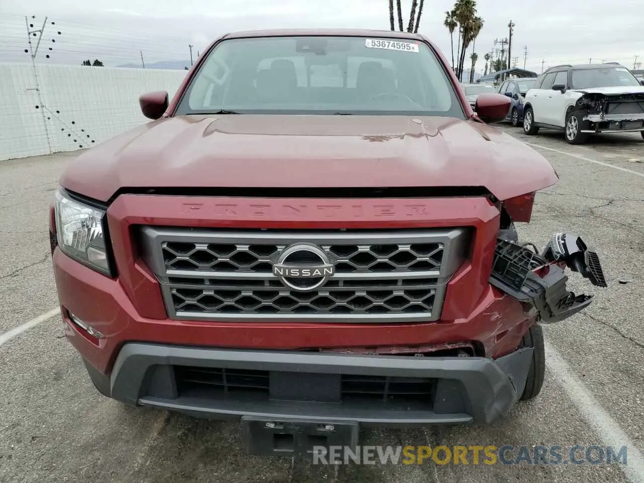 5 Photograph of a damaged car 1N6ED1EJ4NN654640 NISSAN FRONTIER 2022