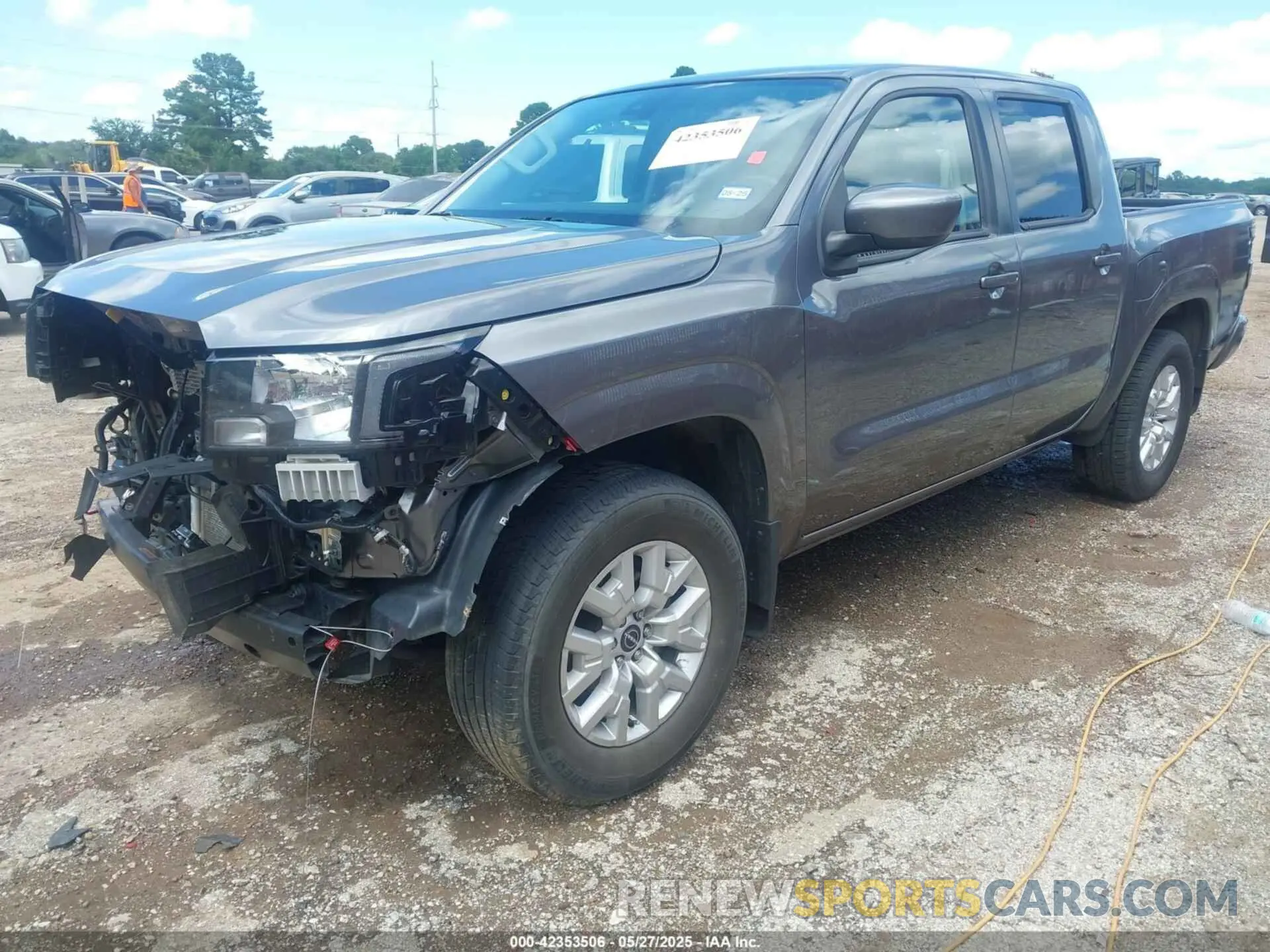 2 Photograph of a damaged car 1N6ED1EJ5NN643095 NISSAN FRONTIER 2022