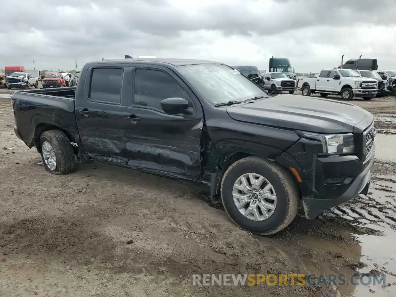 4 Photograph of a damaged car 1N6ED1EJ5NN695813 NISSAN FRONTIER 2022