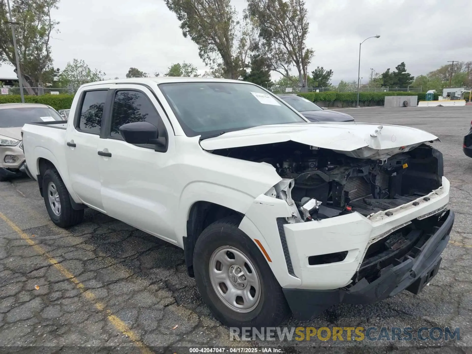 1 Photograph of a damaged car 1N6ED1EJ7NN608316 NISSAN FRONTIER 2022
