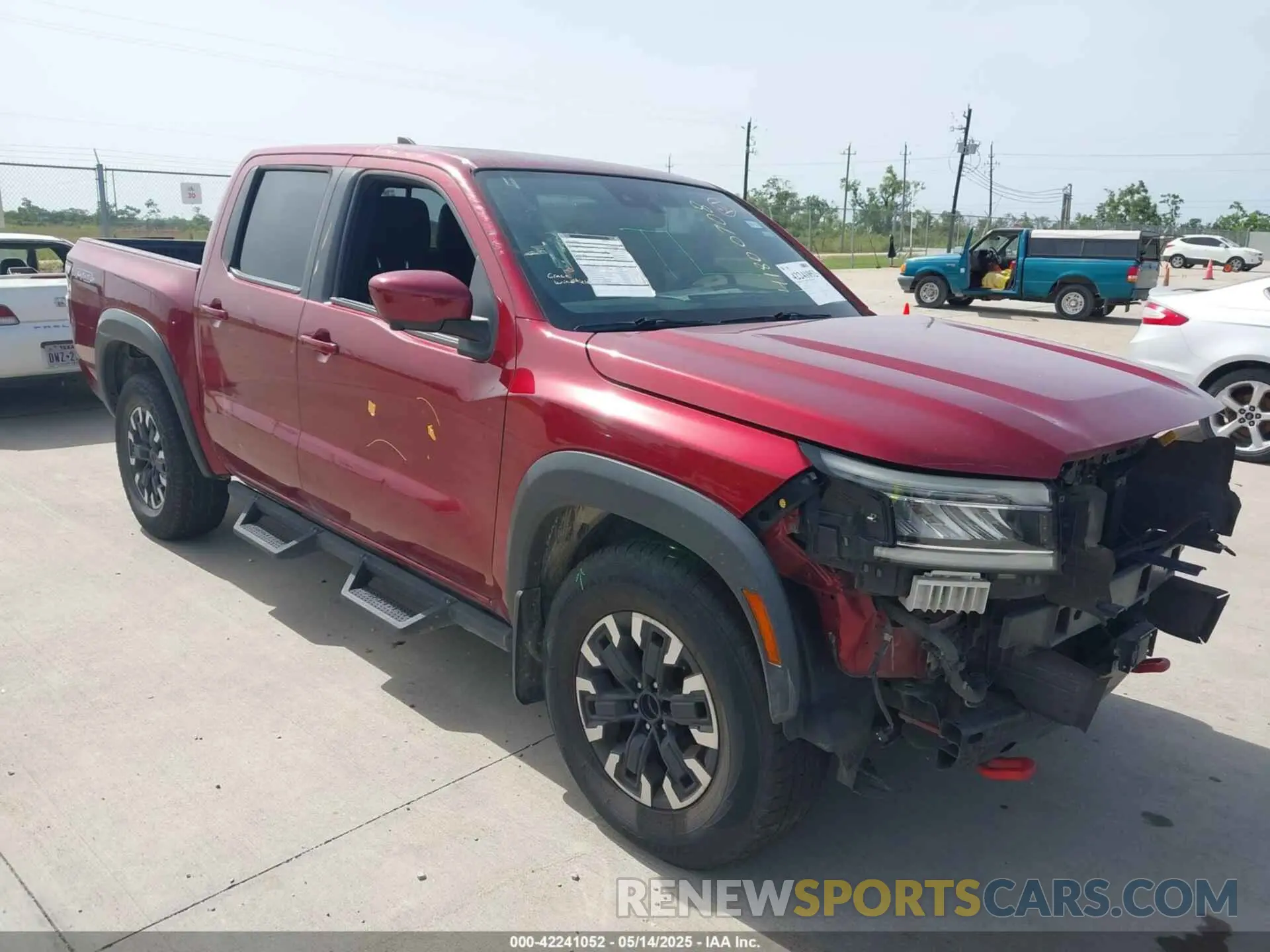1 Photograph of a damaged car 1N6ED1EJ8NN672400 NISSAN FRONTIER 2022