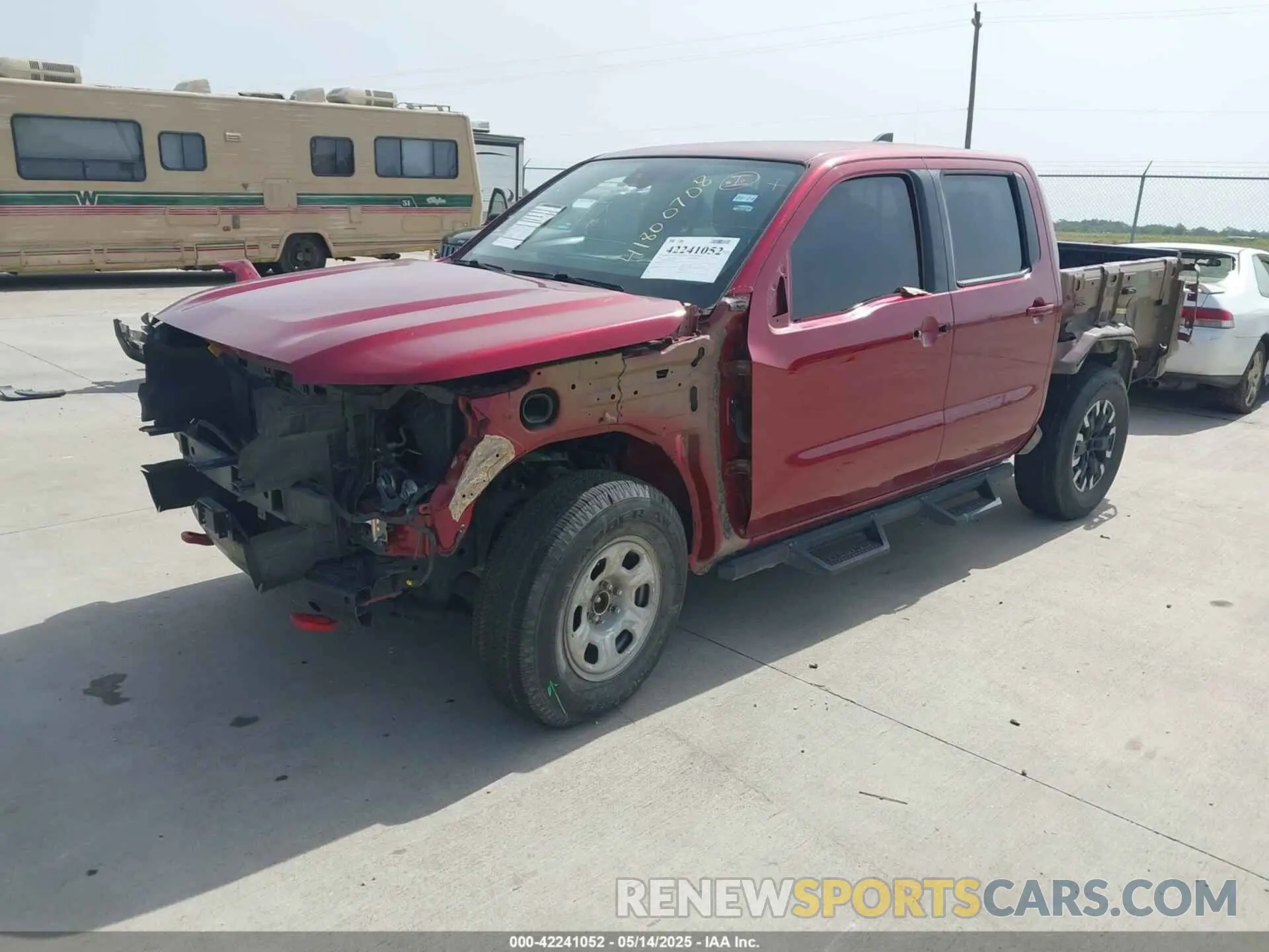 2 Photograph of a damaged car 1N6ED1EJ8NN672400 NISSAN FRONTIER 2022