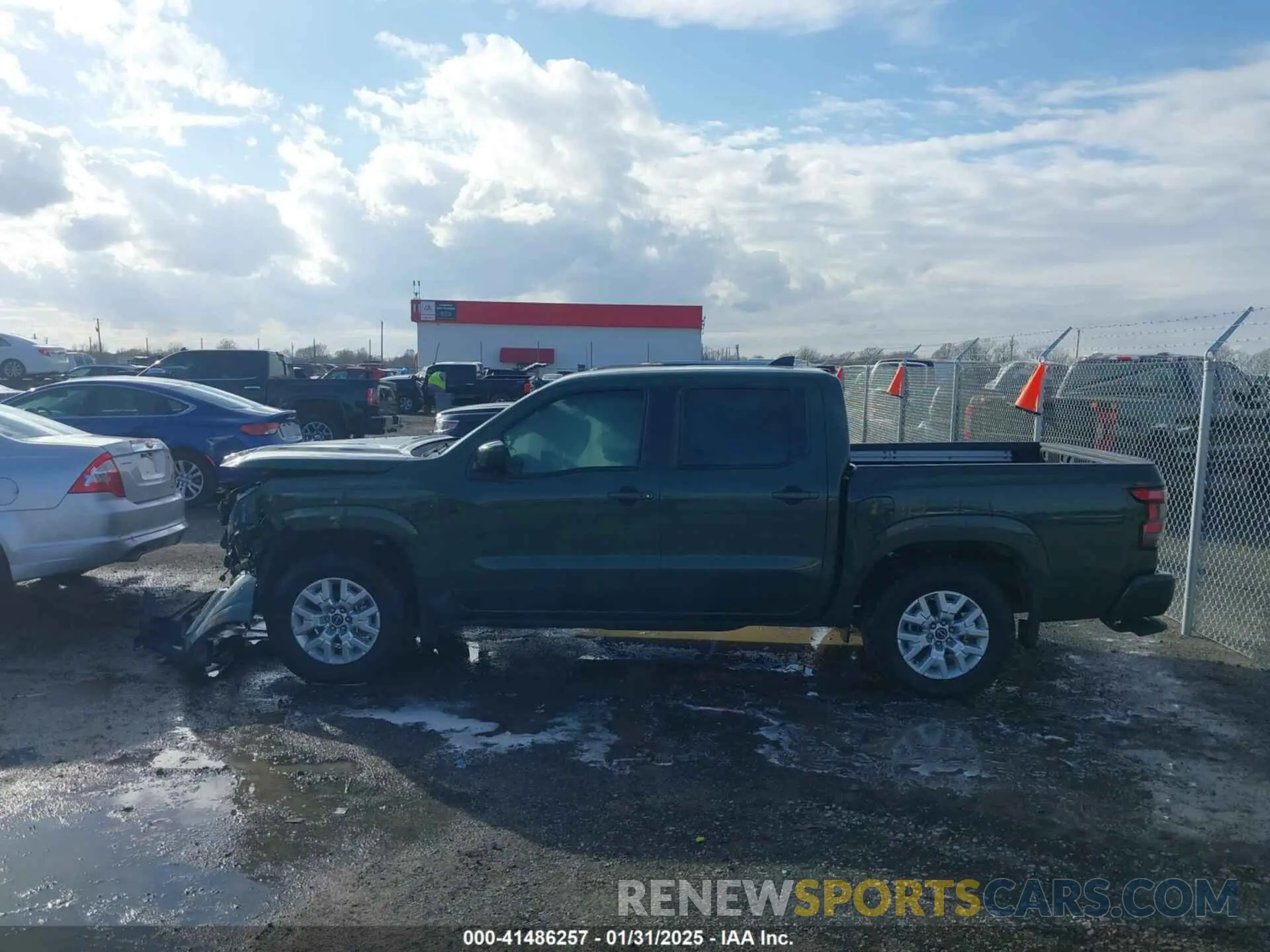 14 Photograph of a damaged car 1N6ED1EJ9NN608138 NISSAN FRONTIER 2022