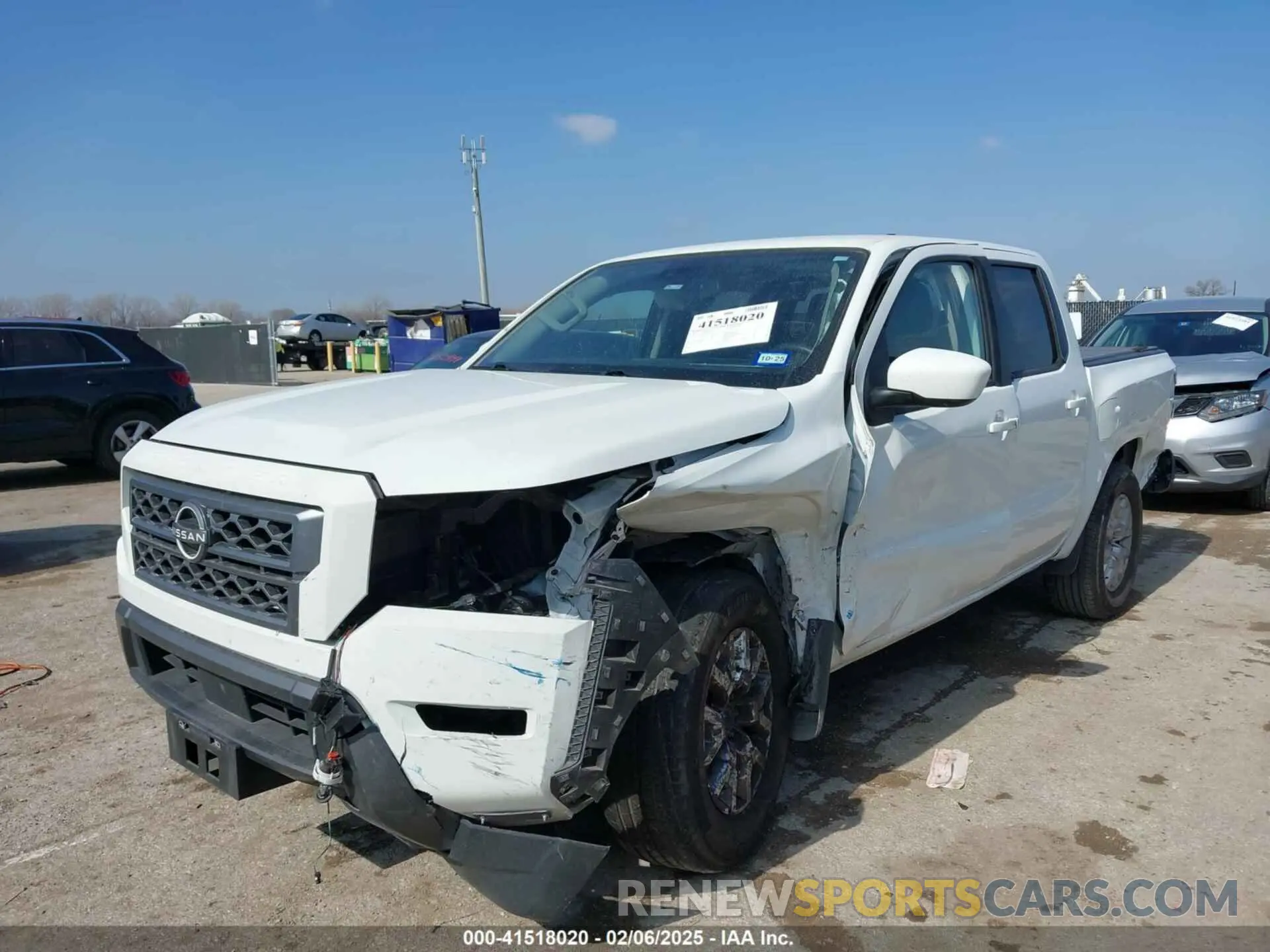 2 Photograph of a damaged car 1N6ED1EJXNN693314 NISSAN FRONTIER 2022