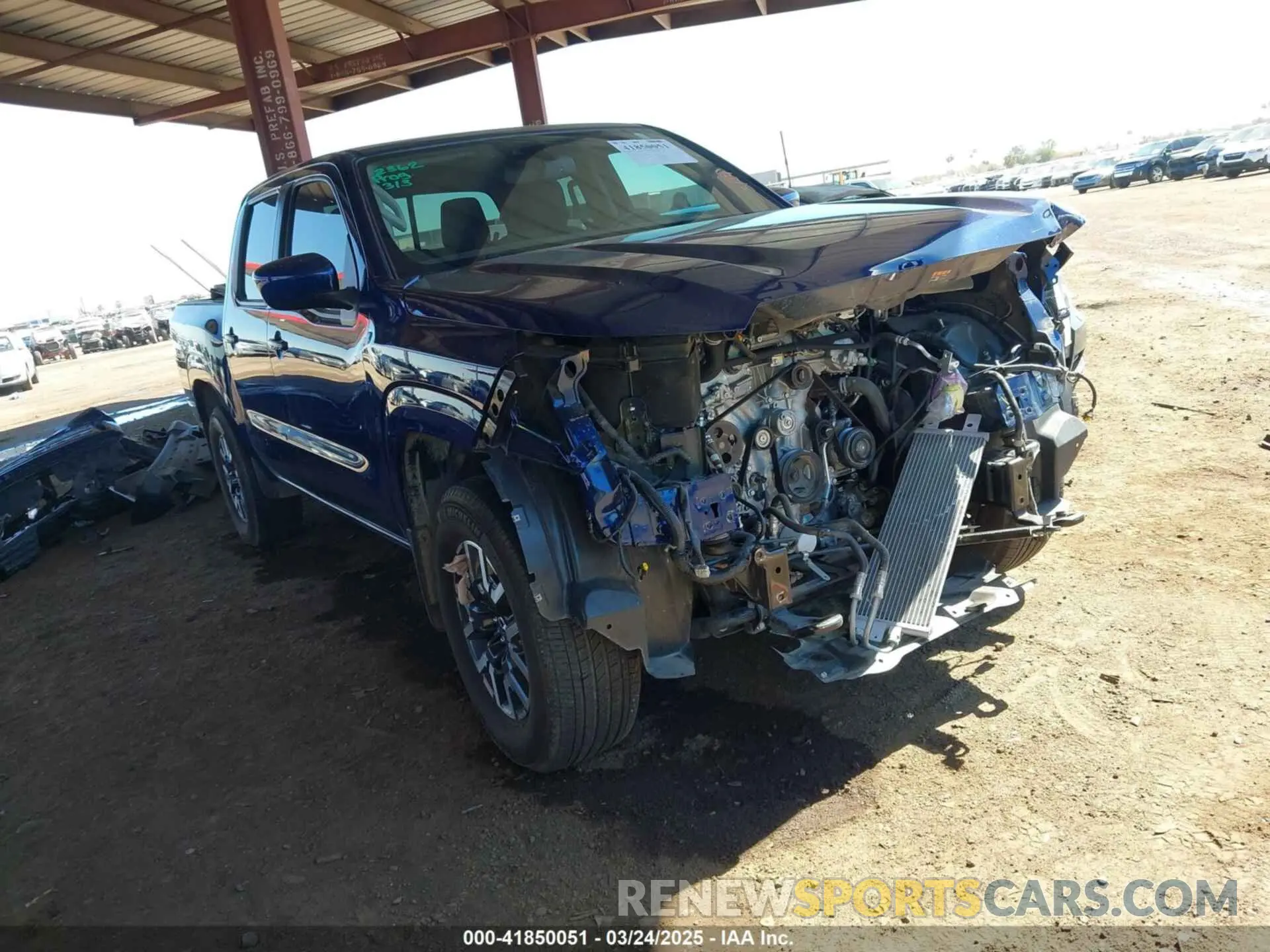 1 Photograph of a damaged car 1N6ED1EK0NN654126 NISSAN FRONTIER 2022