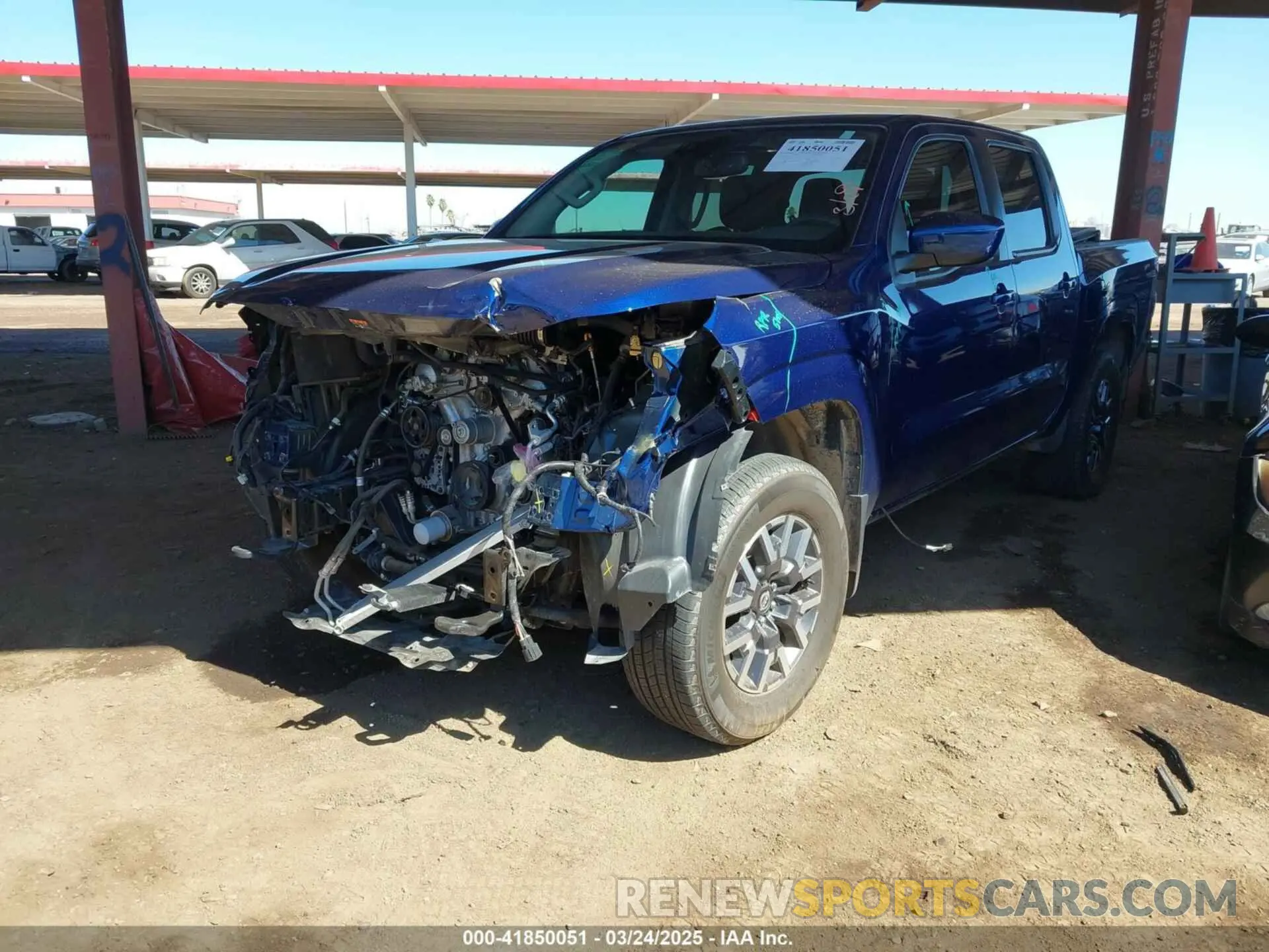 2 Photograph of a damaged car 1N6ED1EK0NN654126 NISSAN FRONTIER 2022