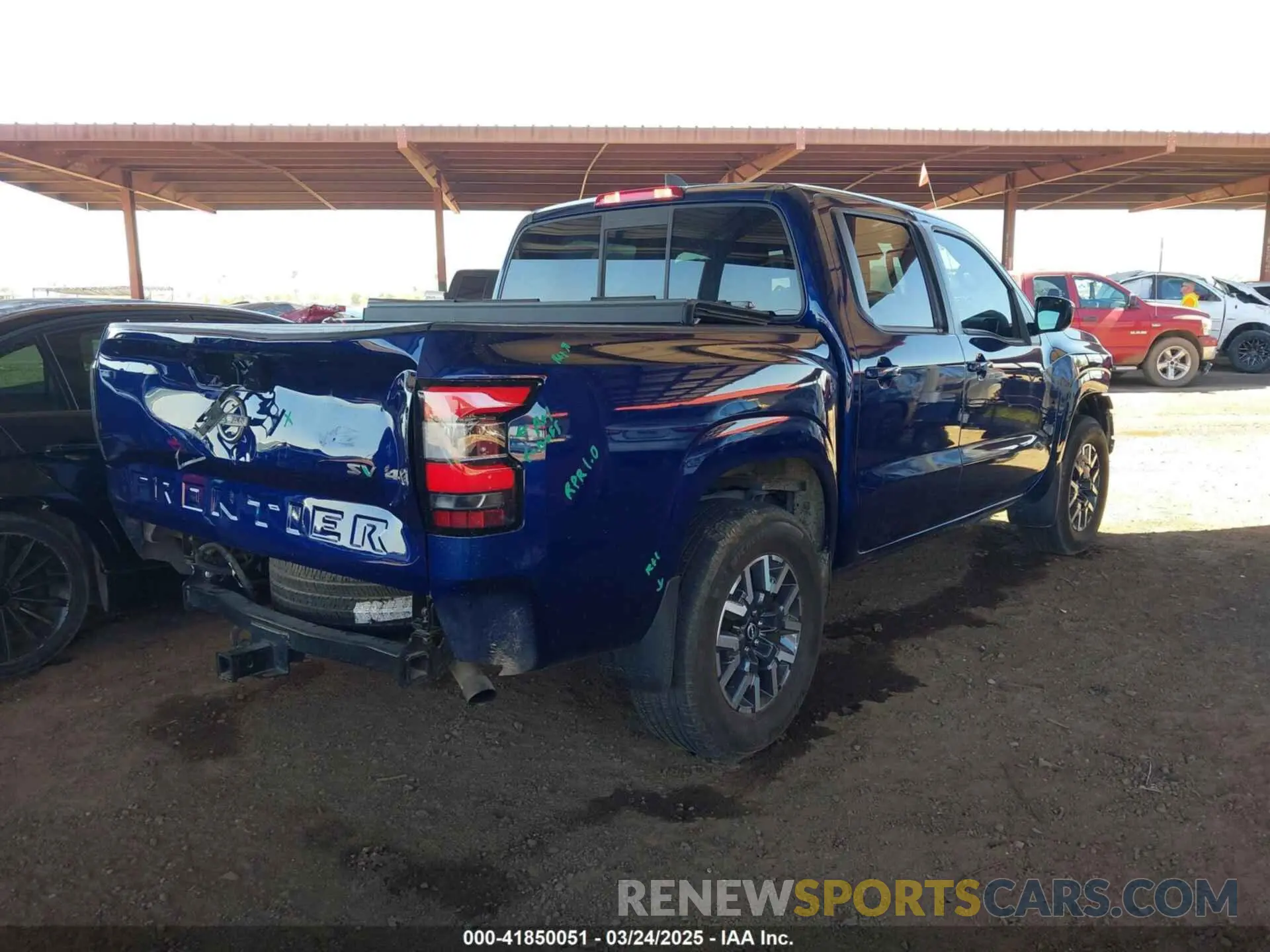 4 Photograph of a damaged car 1N6ED1EK0NN654126 NISSAN FRONTIER 2022