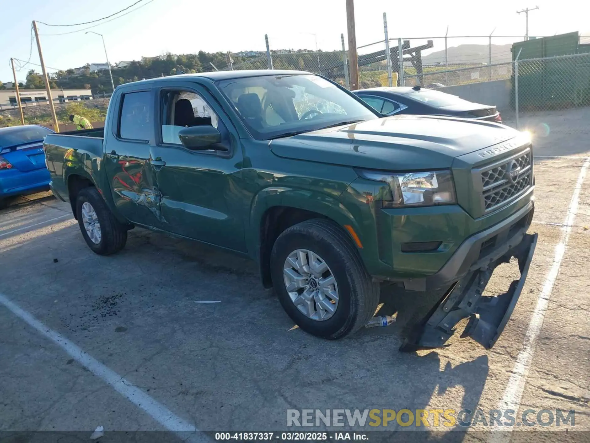 1 Photograph of a damaged car 1N6ED1EK1NN683652 NISSAN FRONTIER 2022