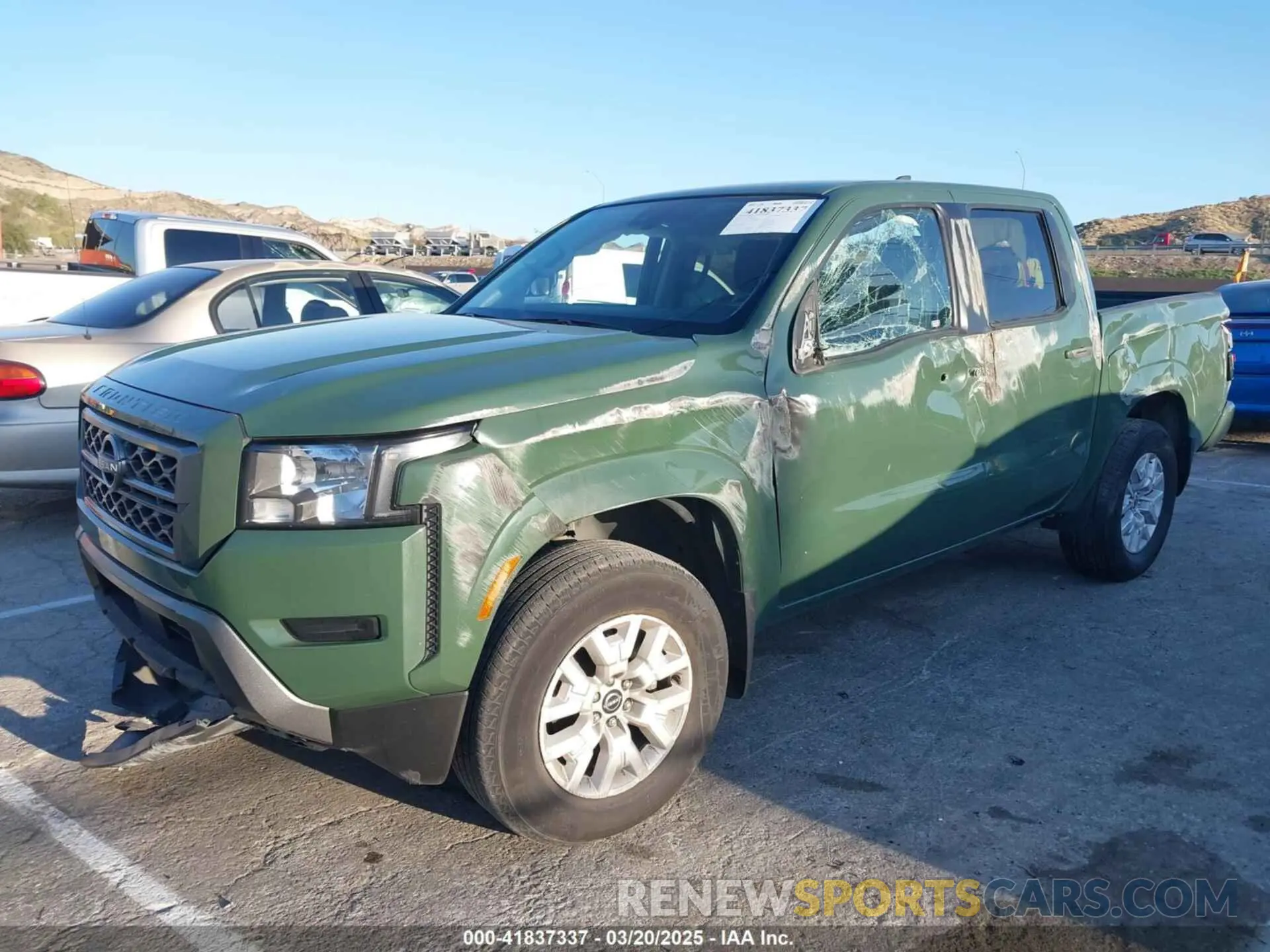 2 Photograph of a damaged car 1N6ED1EK1NN683652 NISSAN FRONTIER 2022
