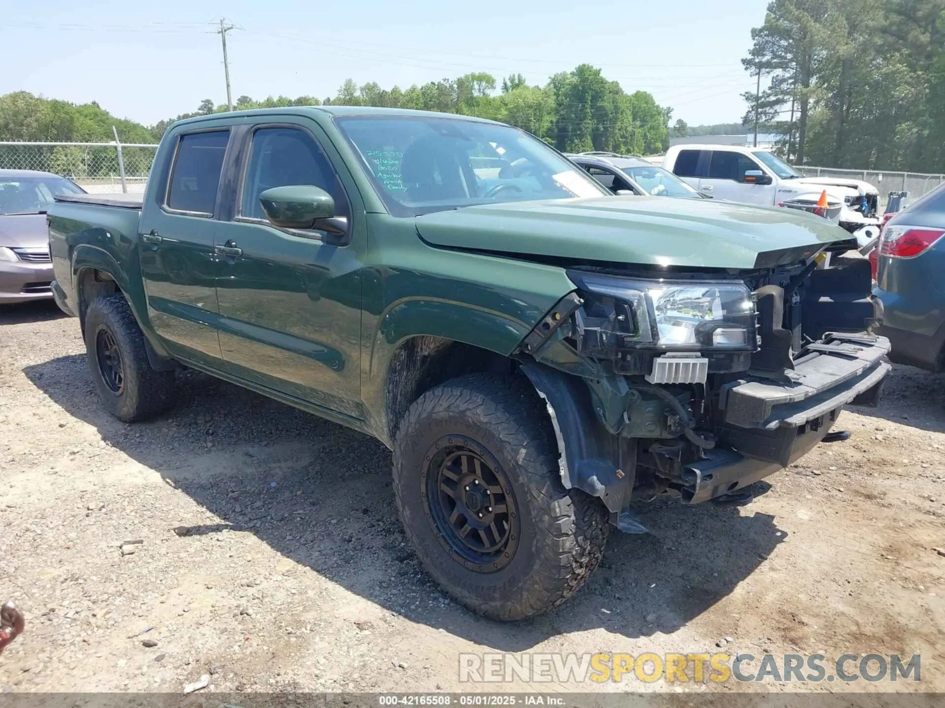 1 Photograph of a damaged car 1N6ED1EK2NN617109 NISSAN FRONTIER 2022