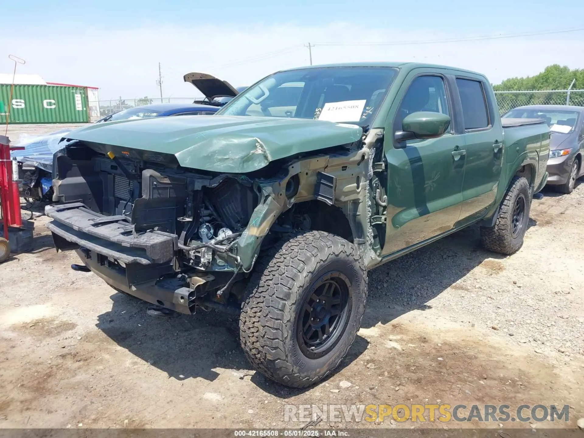 2 Photograph of a damaged car 1N6ED1EK2NN617109 NISSAN FRONTIER 2022