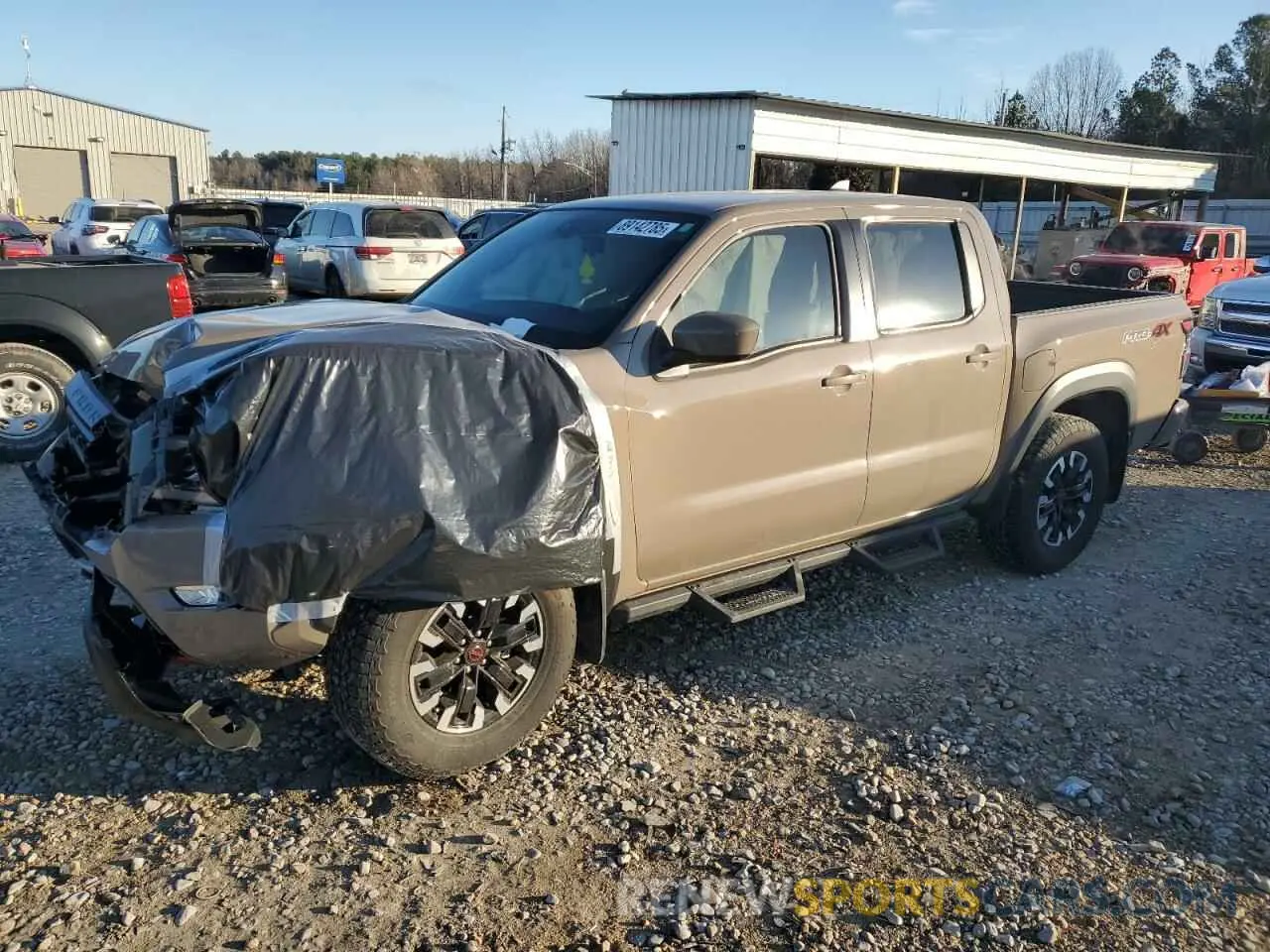 1 Photograph of a damaged car 1N6ED1EK4NN611473 NISSAN FRONTIER 2022