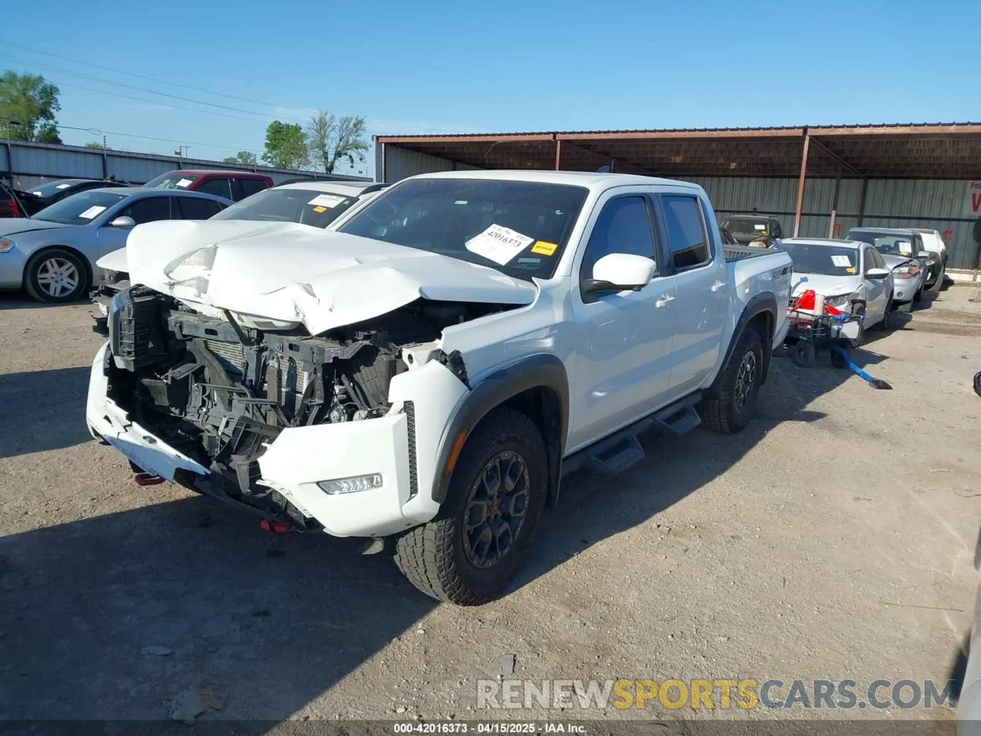 2 Photograph of a damaged car 1N6ED1EK4NN656770 NISSAN FRONTIER 2022