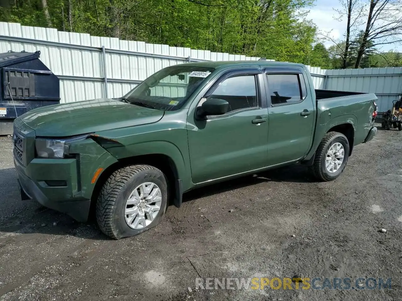1 Photograph of a damaged car 1N6ED1EK4NN687307 NISSAN FRONTIER 2022