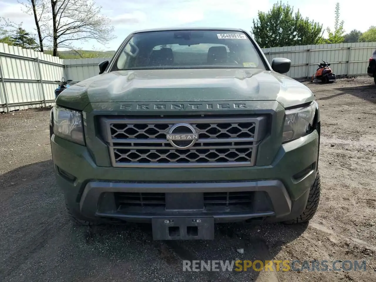 5 Photograph of a damaged car 1N6ED1EK4NN687307 NISSAN FRONTIER 2022