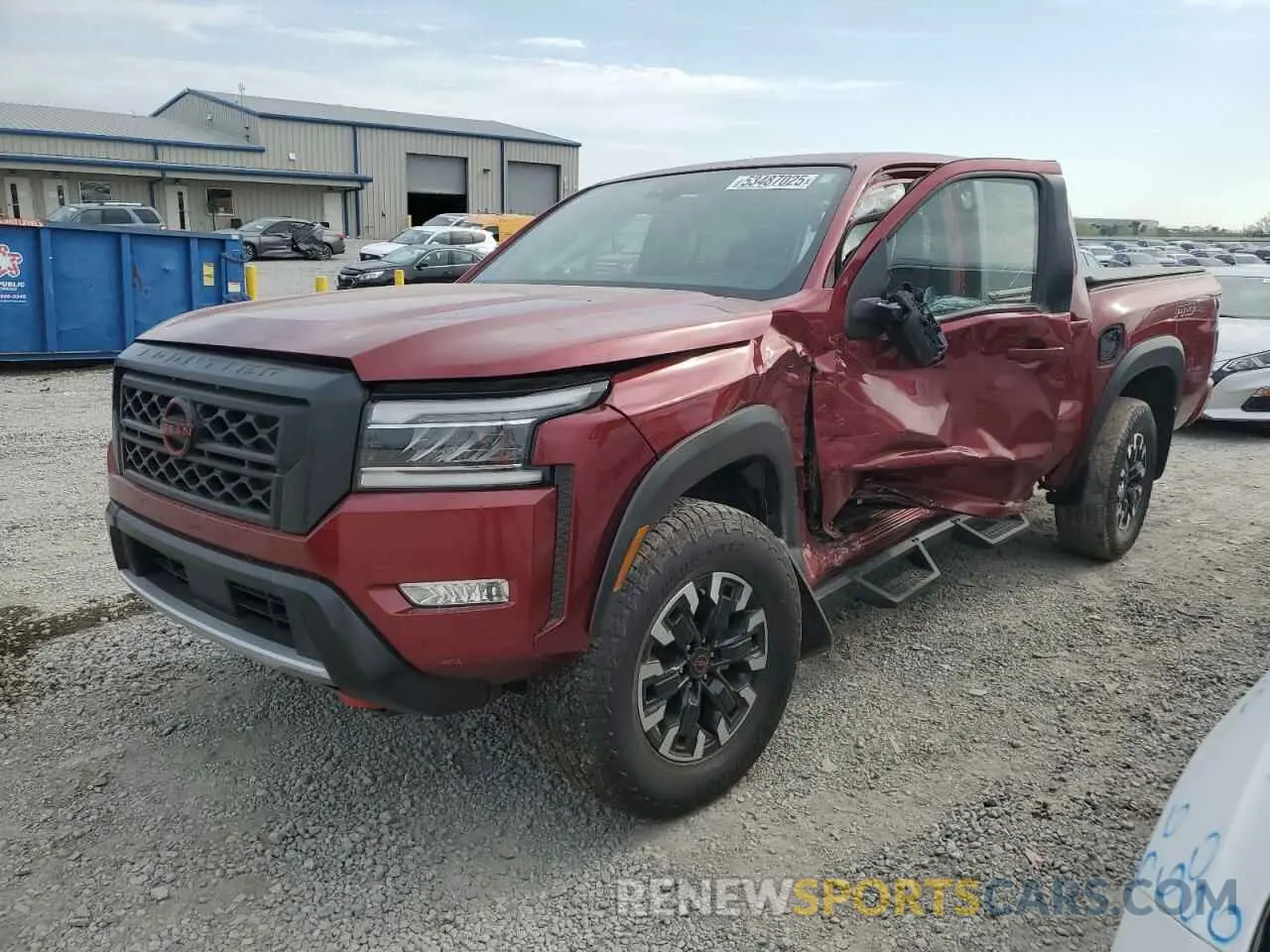 1 Photograph of a damaged car 1N6ED1EK5NN615354 NISSAN FRONTIER 2022